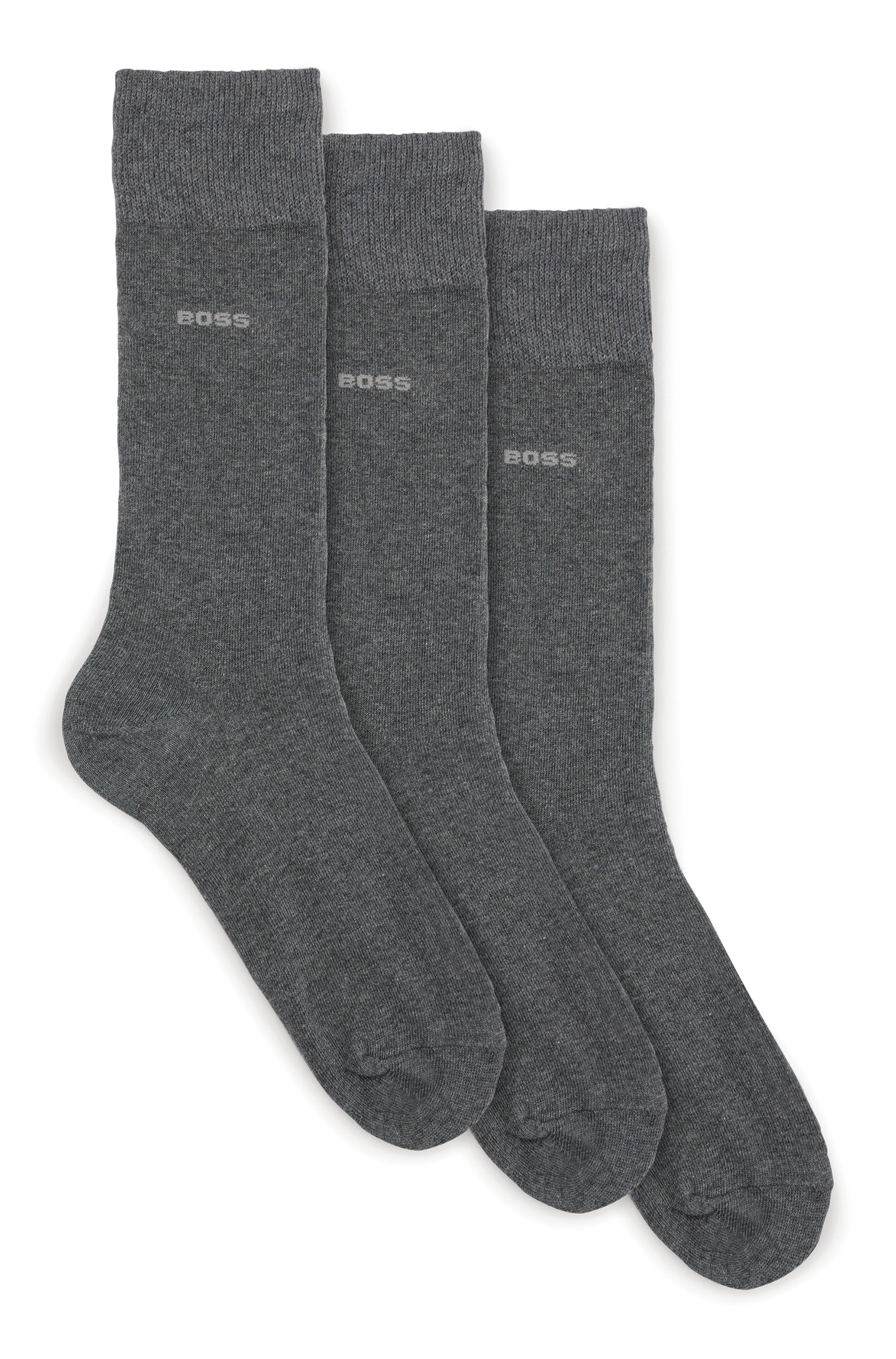 BOSS Businesssocken »3P RS Uni CC« 3 Stk. tlg. mittelhoch, verstärkte Zehen- und Fersenpartie