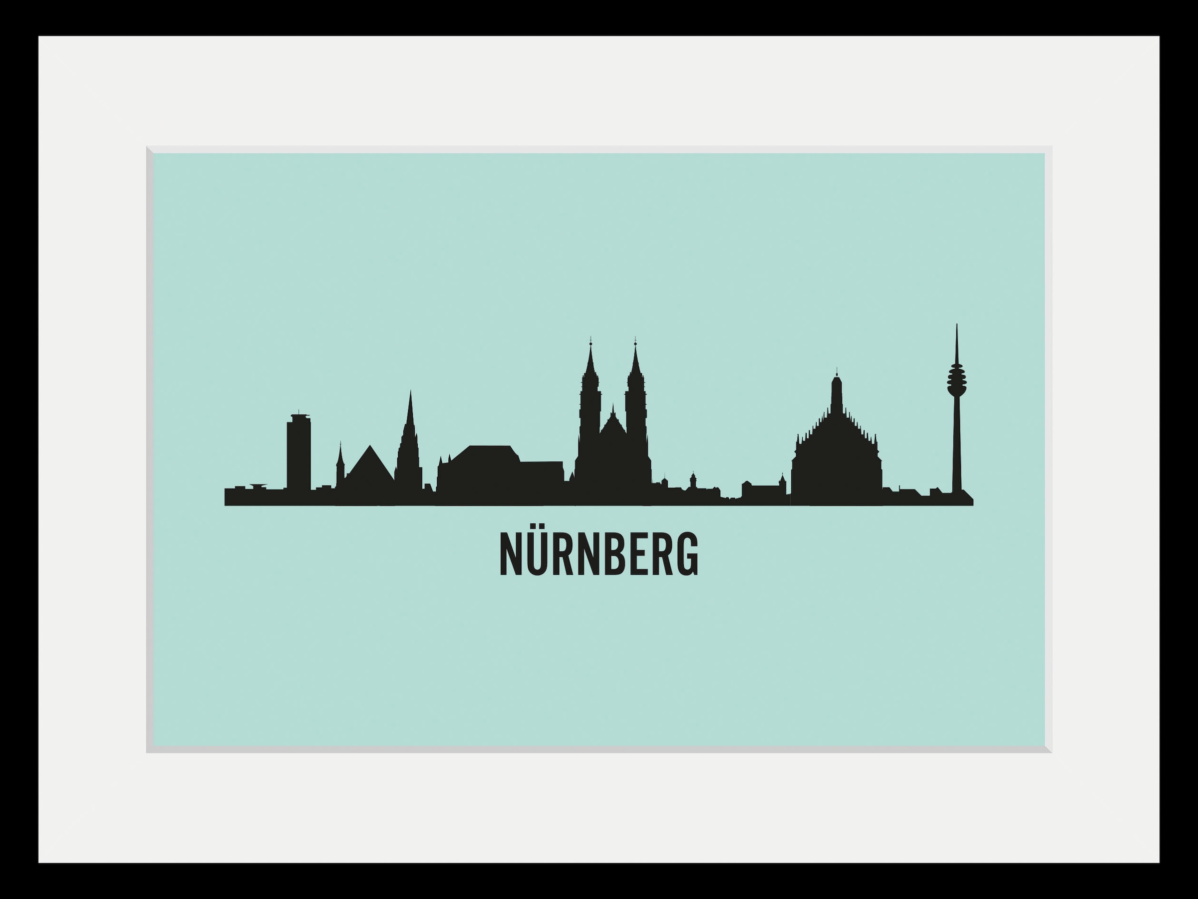 ❤ queence Bild »Nürnberg Skyline«, Städte, (1 St.) bestellen im  Jelmoli-Online Shop