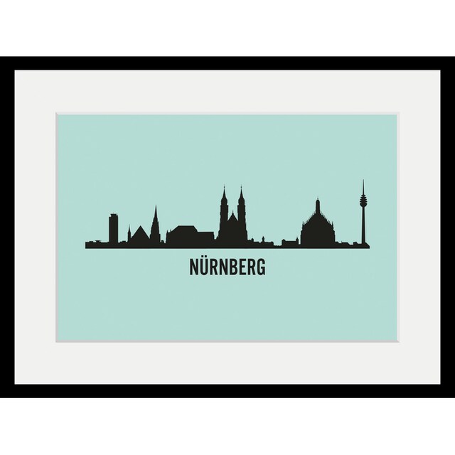 ❤ queence Bild »Nürnberg Skyline«, Städte, (1 St.) bestellen im  Jelmoli-Online Shop