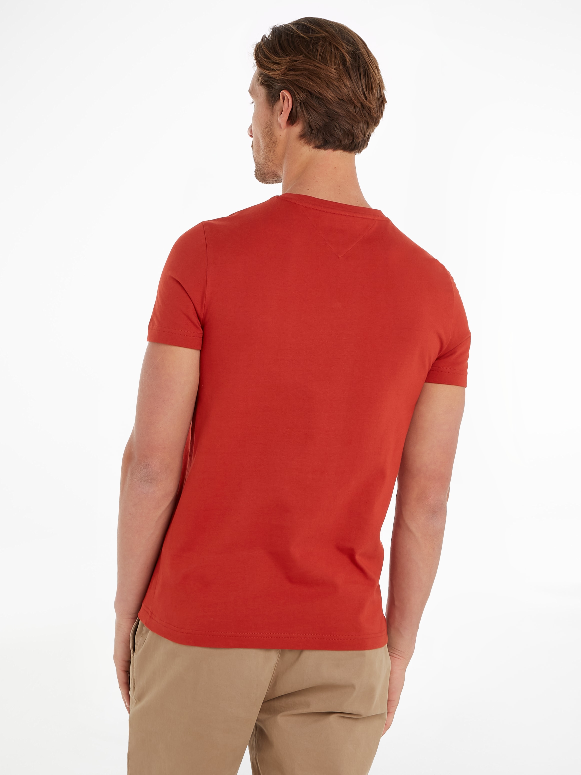 Tommy Hilfiger T-Shirt »TOMMY LOGO TEE«, aus reiner Baumwolle