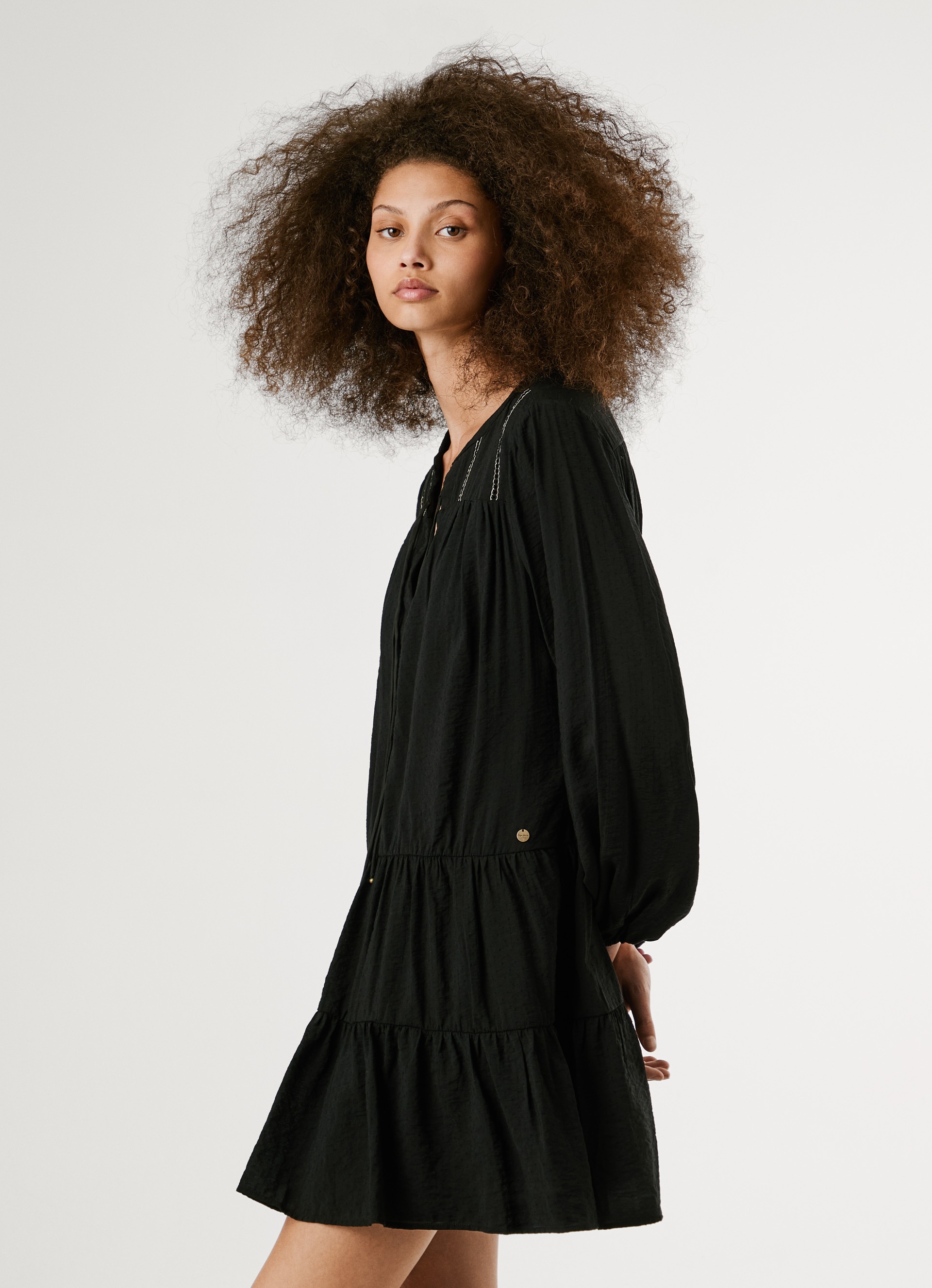 Pepe Jeans Tunikakleid »PAULE DRESS«, mit Stufenschnitt