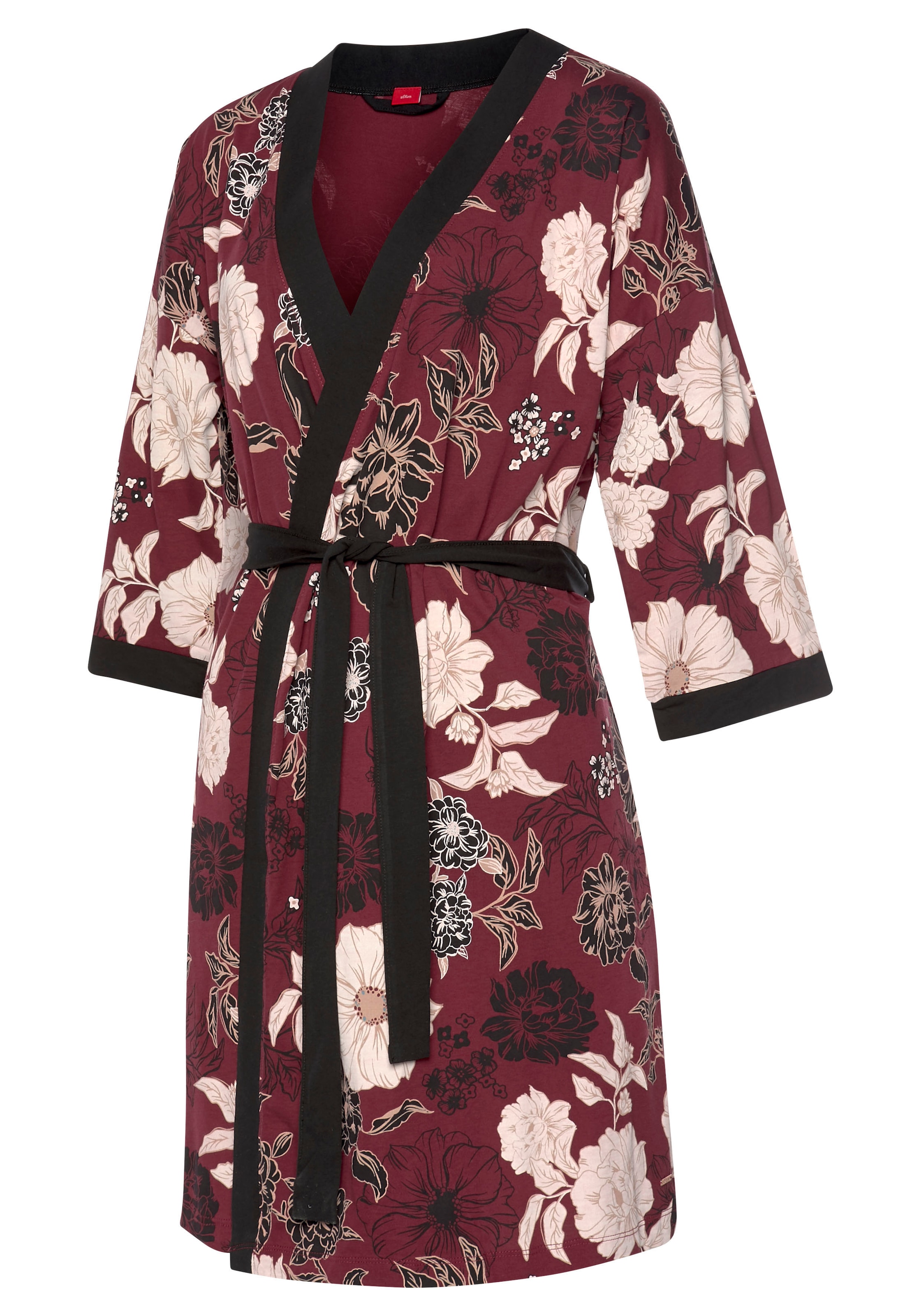 s.Oliver Kimono, mit Blumen-Dessin