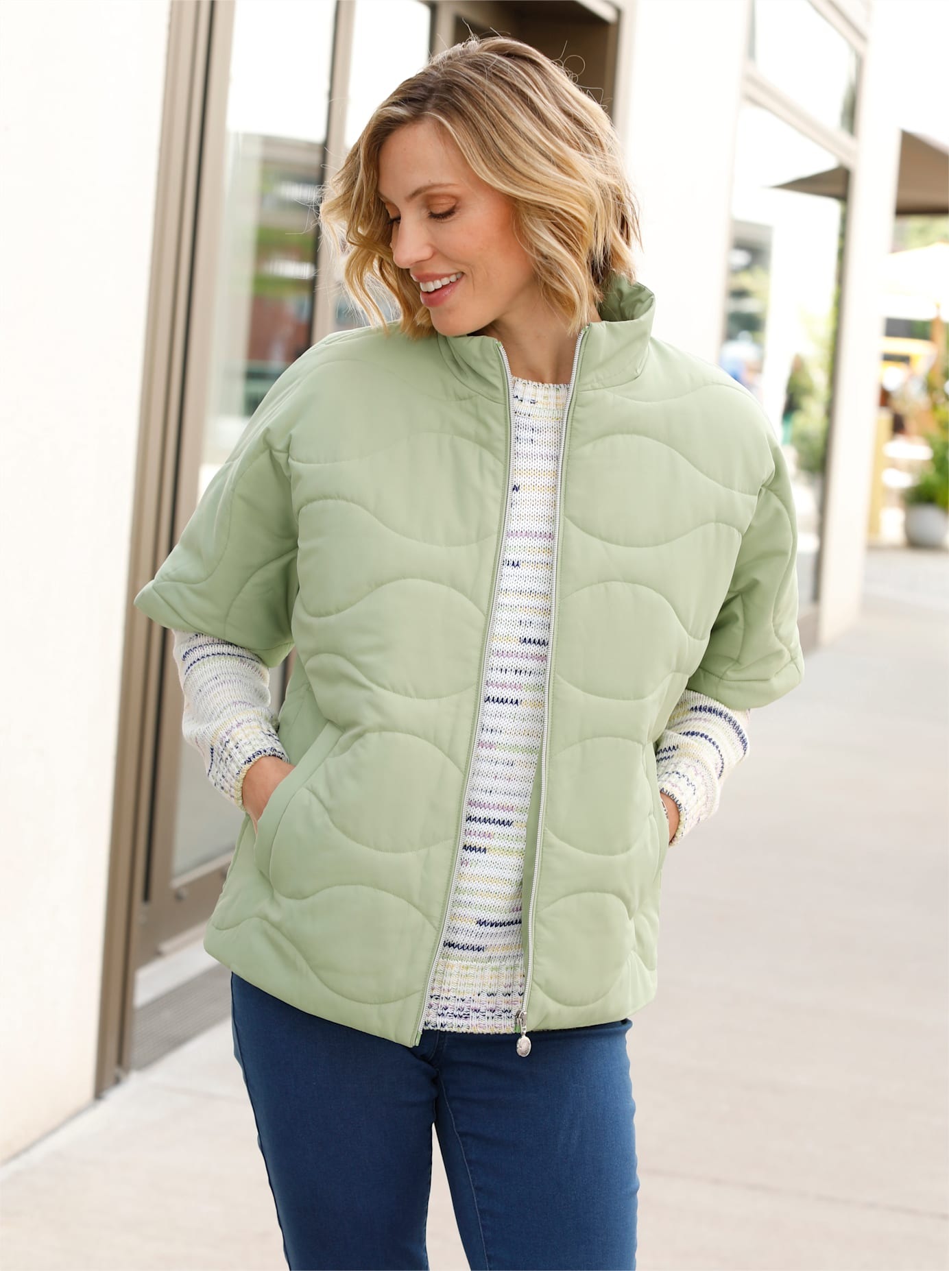 Classic Basics Steppjacke ohne Kapuze