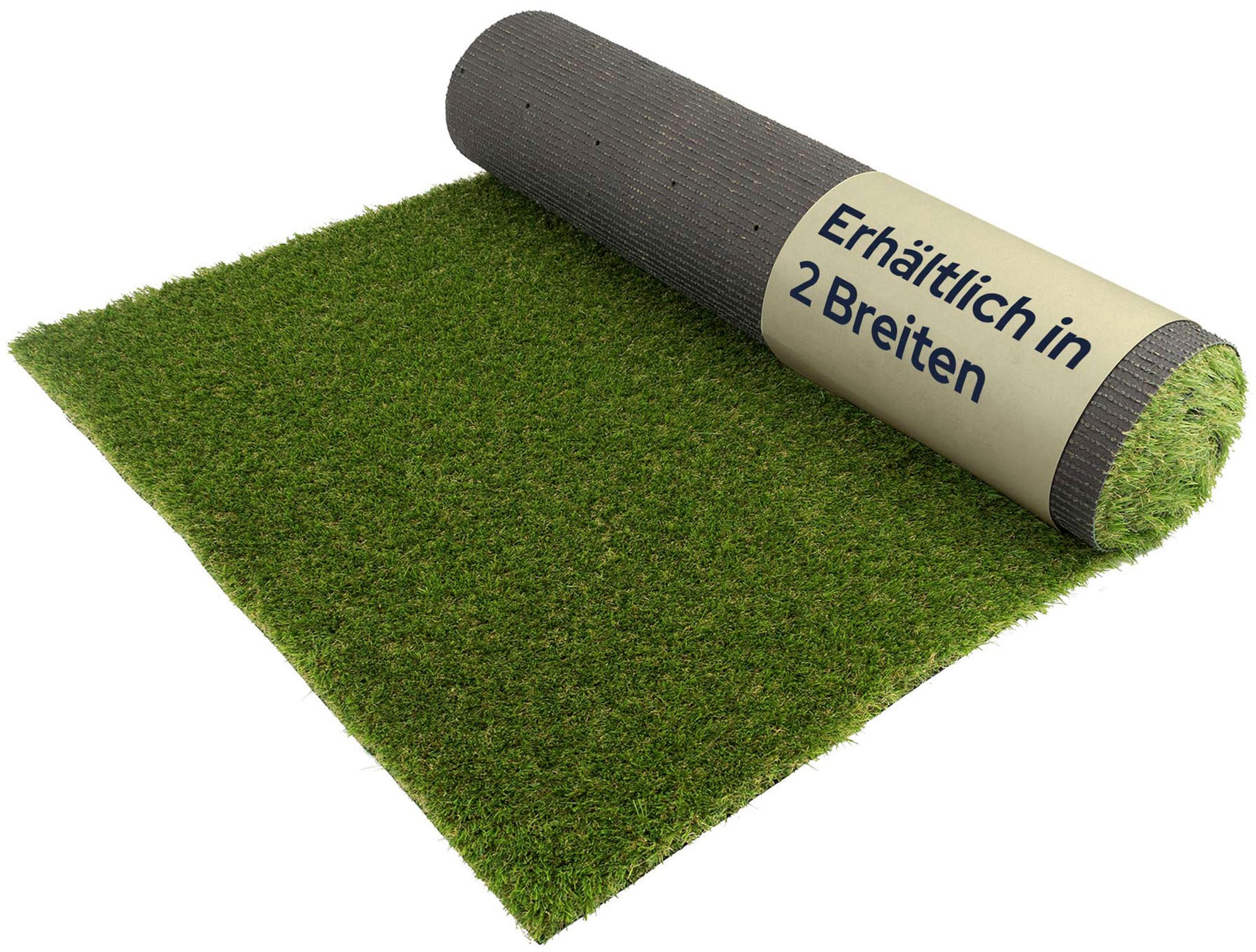 Primaflor-Ideen in Textil Kunstrasen »JAZZ, Made in Netherlands«, rechteckig, 40 mm Höhe, Rasenteppich, Drainagefunktion, witterungsbeständig, strapazierfähig