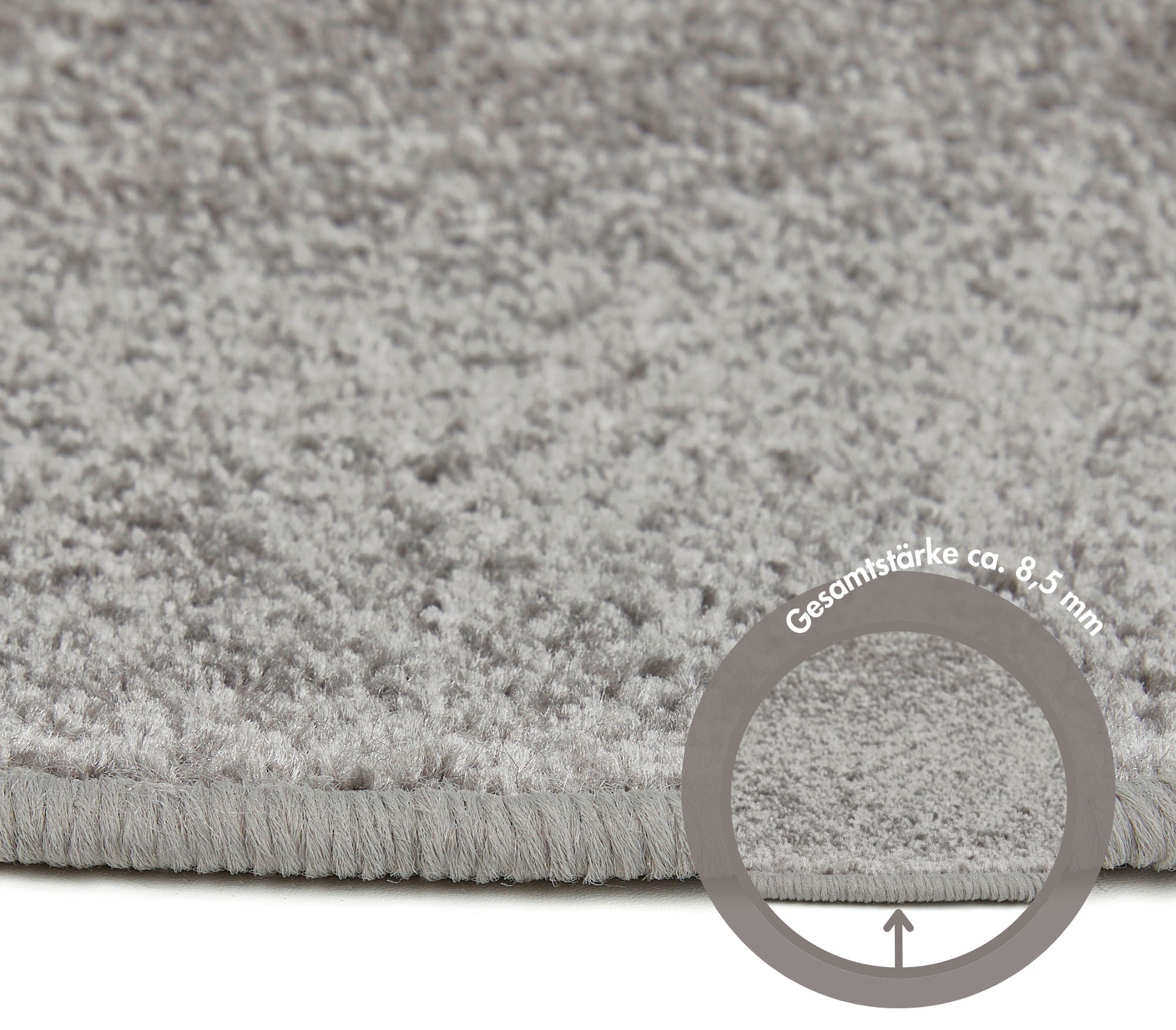 Andiamo Stufenmatte »Casablanca, Made in Netherlands«, halbrund, 6,5 mm Höhe, Uni Farben, selbstklebend, strapazierfähig, 15 Stück in einem Set