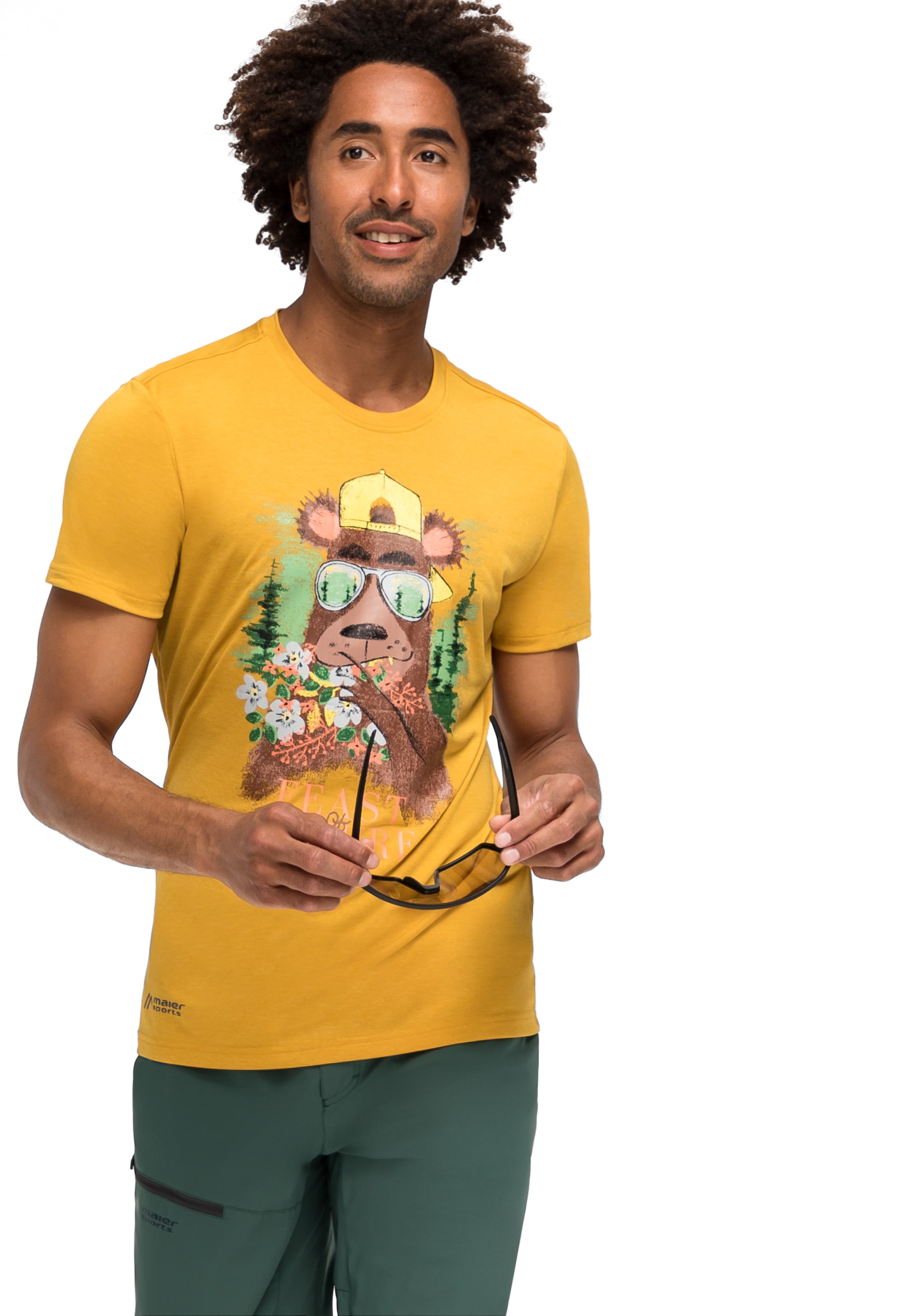 Kurzarmshirt | Jelmoli-Versand T-Shirt kaufen für Sports Print mit Freizeit Wandern M«, »Tistam online Herren S/S Maier und