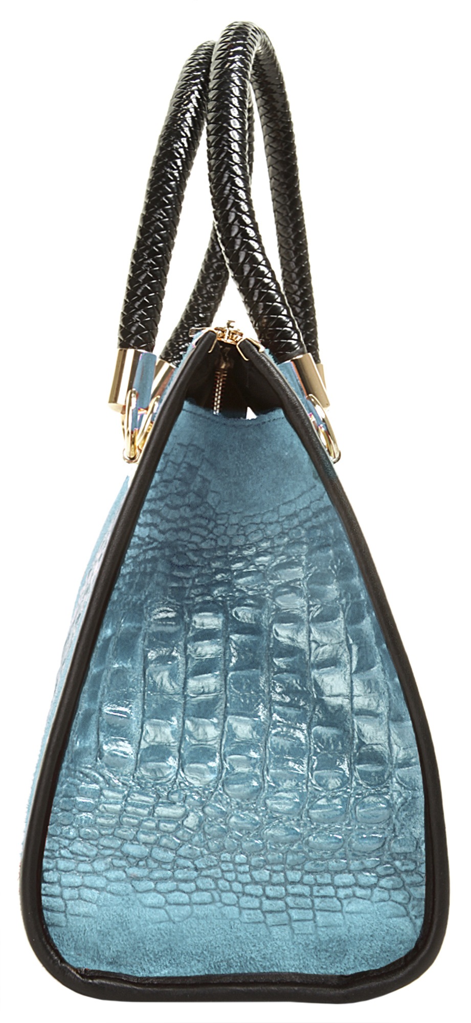 Cluty Henkeltasche, echt Leder, Made in Italy