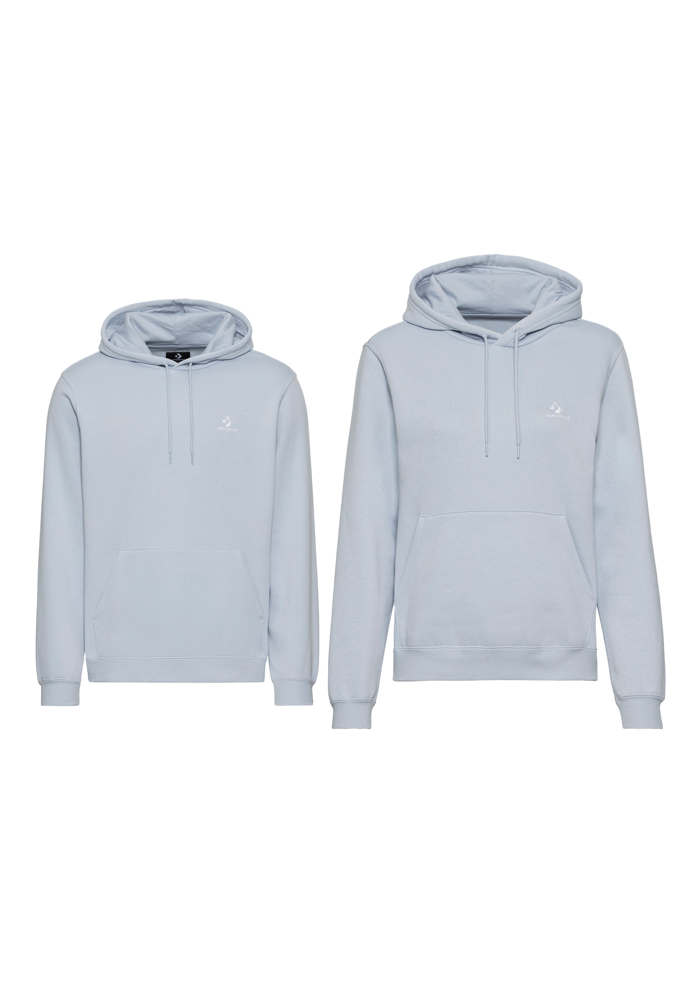 Converse Kapuzensweatshirt »EMBROIDERED STAR CHEVRON BRUSHED BACK FLEECE HOODIE«, (1 tlg.), Unisex