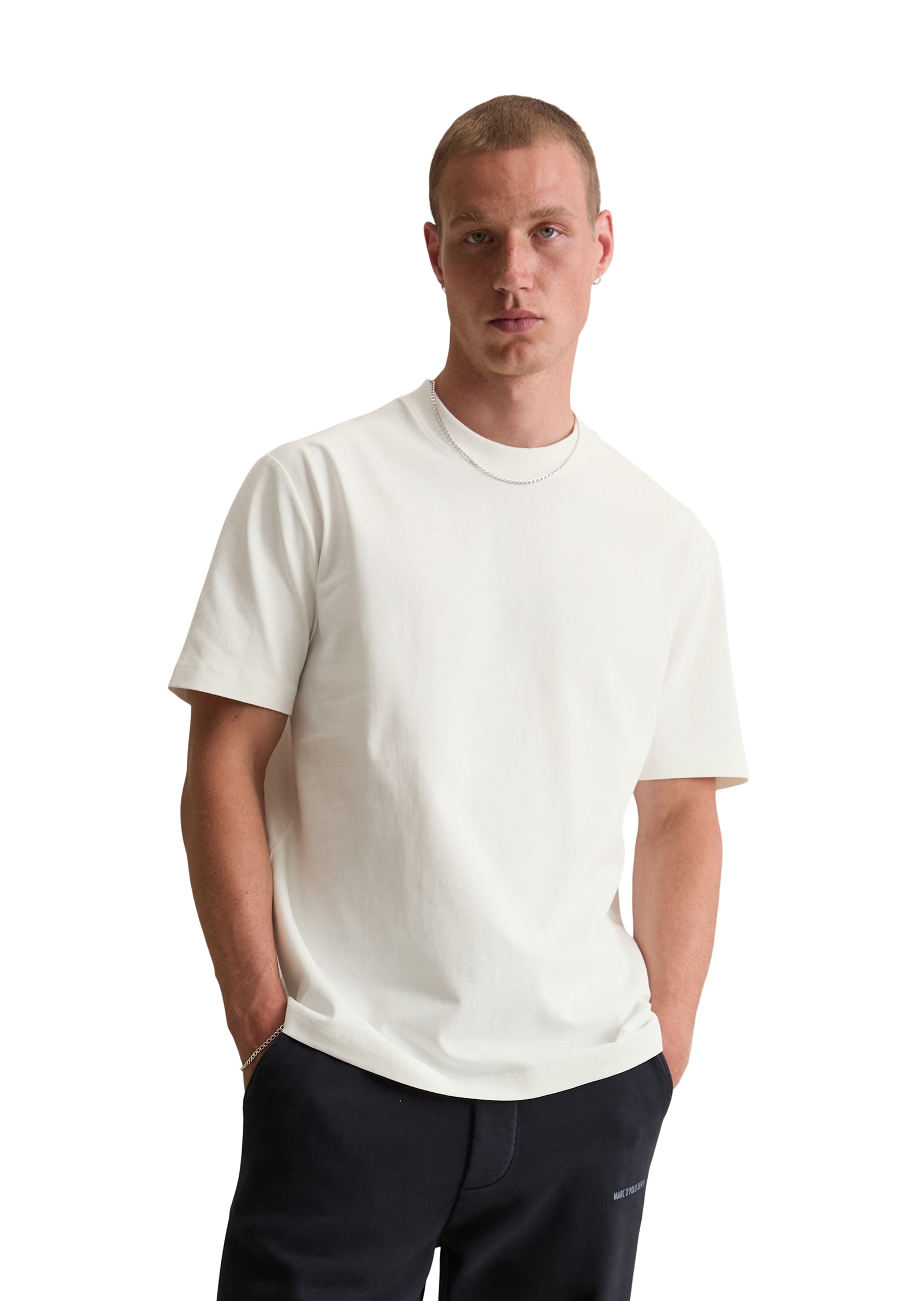 Marc O'Polo DENIM T-Shirt relaxed aus schwerem Bio-Baumwoll-Jersey
