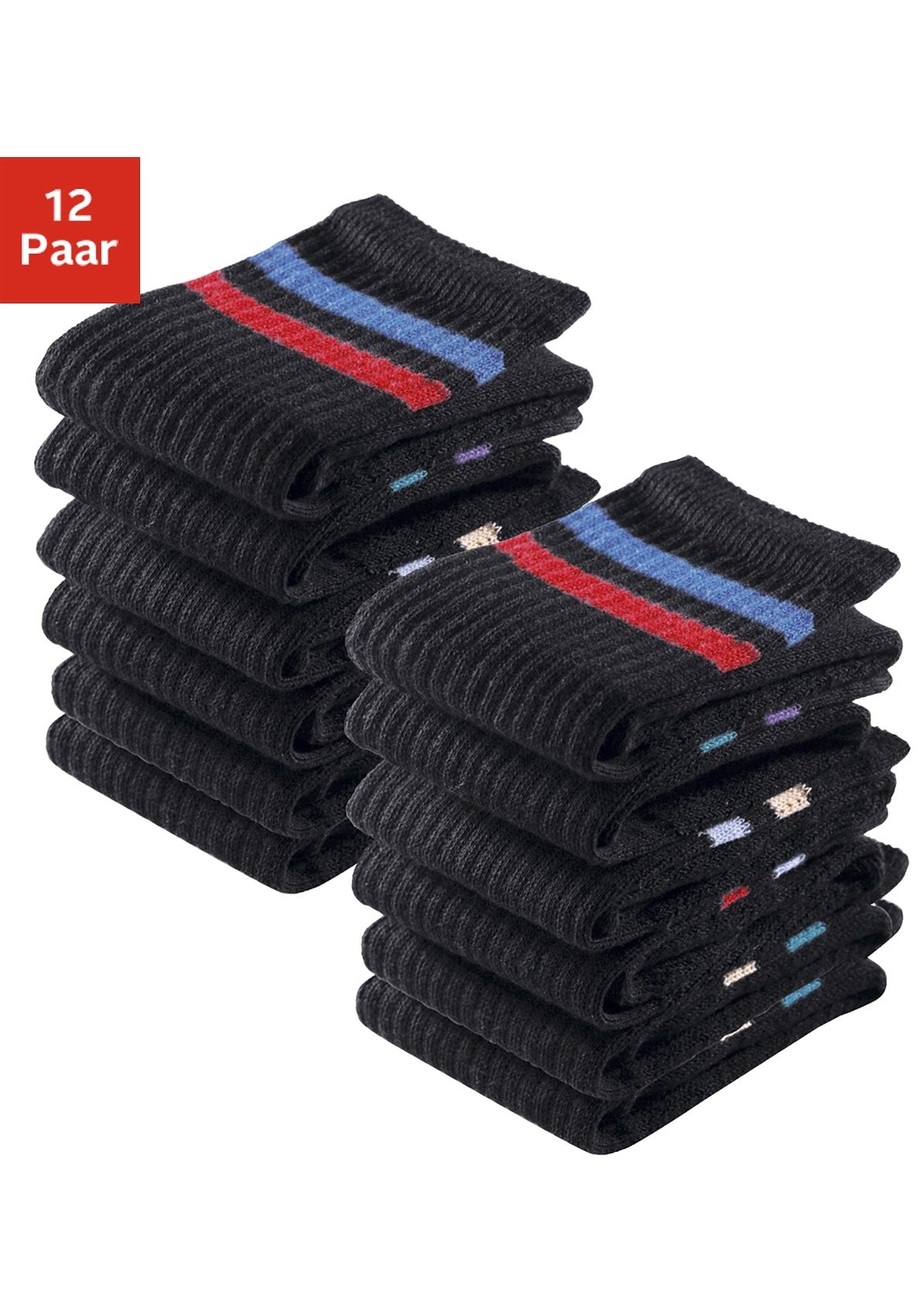 Go in Tennissocken, (Set, 12 Paar), mit Frottee