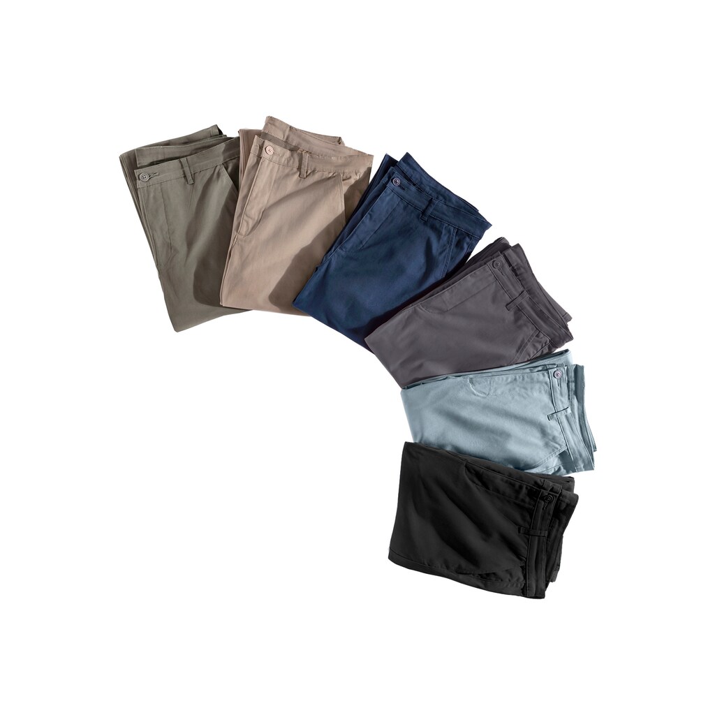 H.I.S Chinohose »Straight-fit«, aus elastischer Baumwoll-Qualität