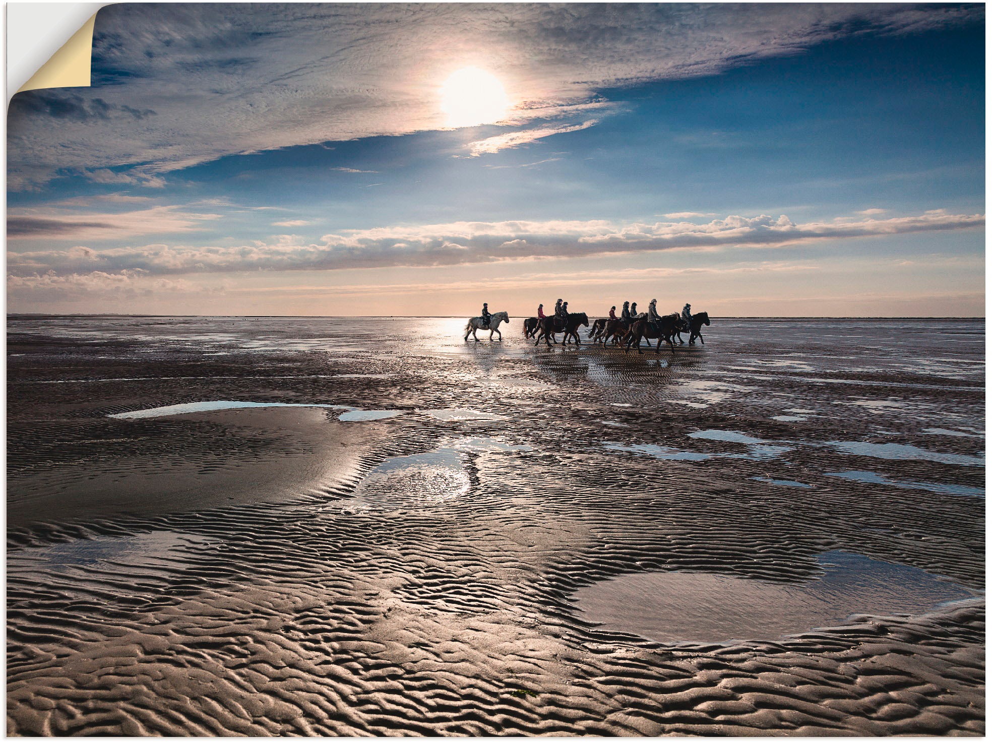 Artland Wandbild »Freiheit am Meer«, Strand, (1 St.), als Leinwandbild, Wandaufkleber... kaufen