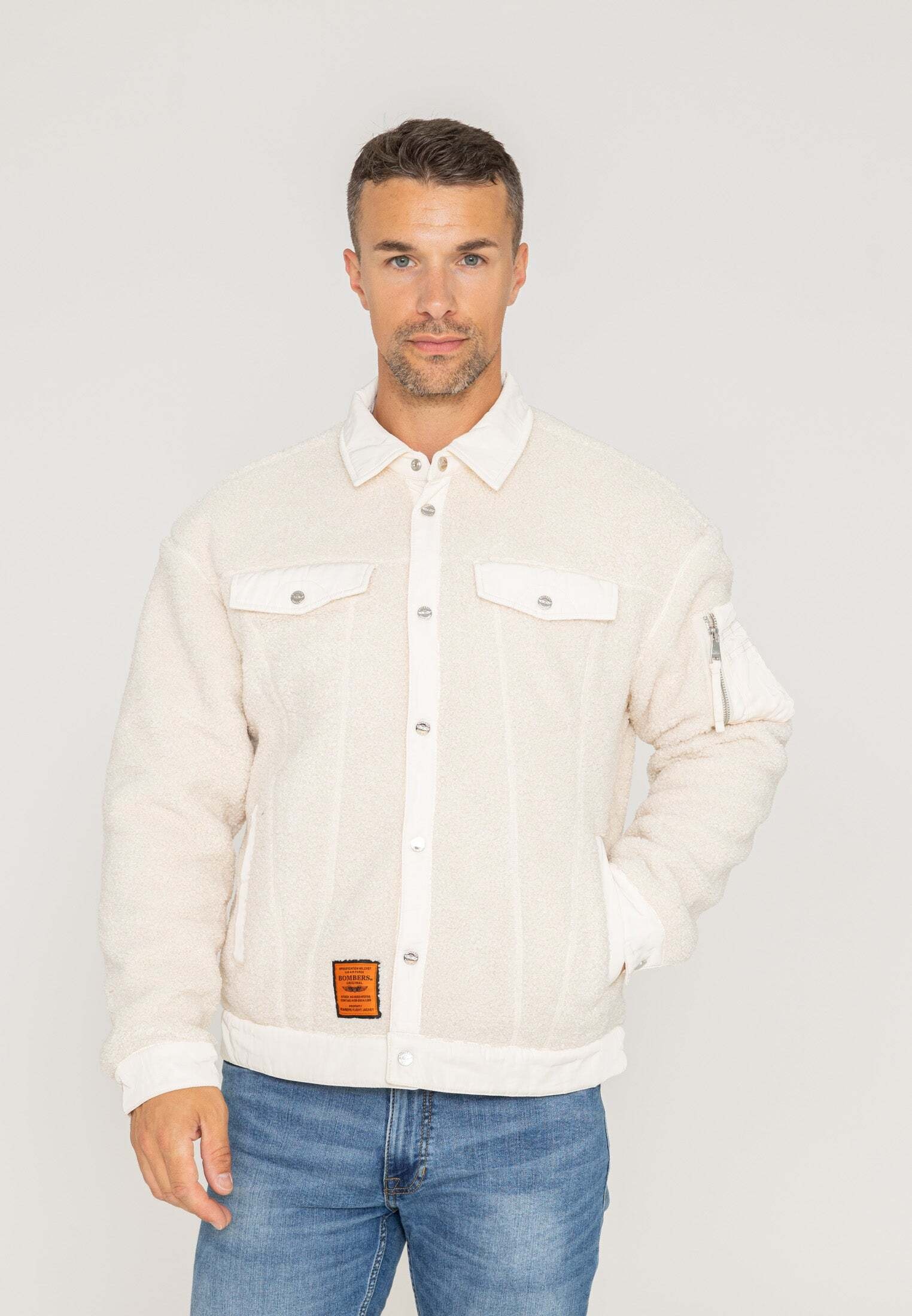 Bombers Original Fleecejacke »Bombers Original Sherpajacke Saratoga U«