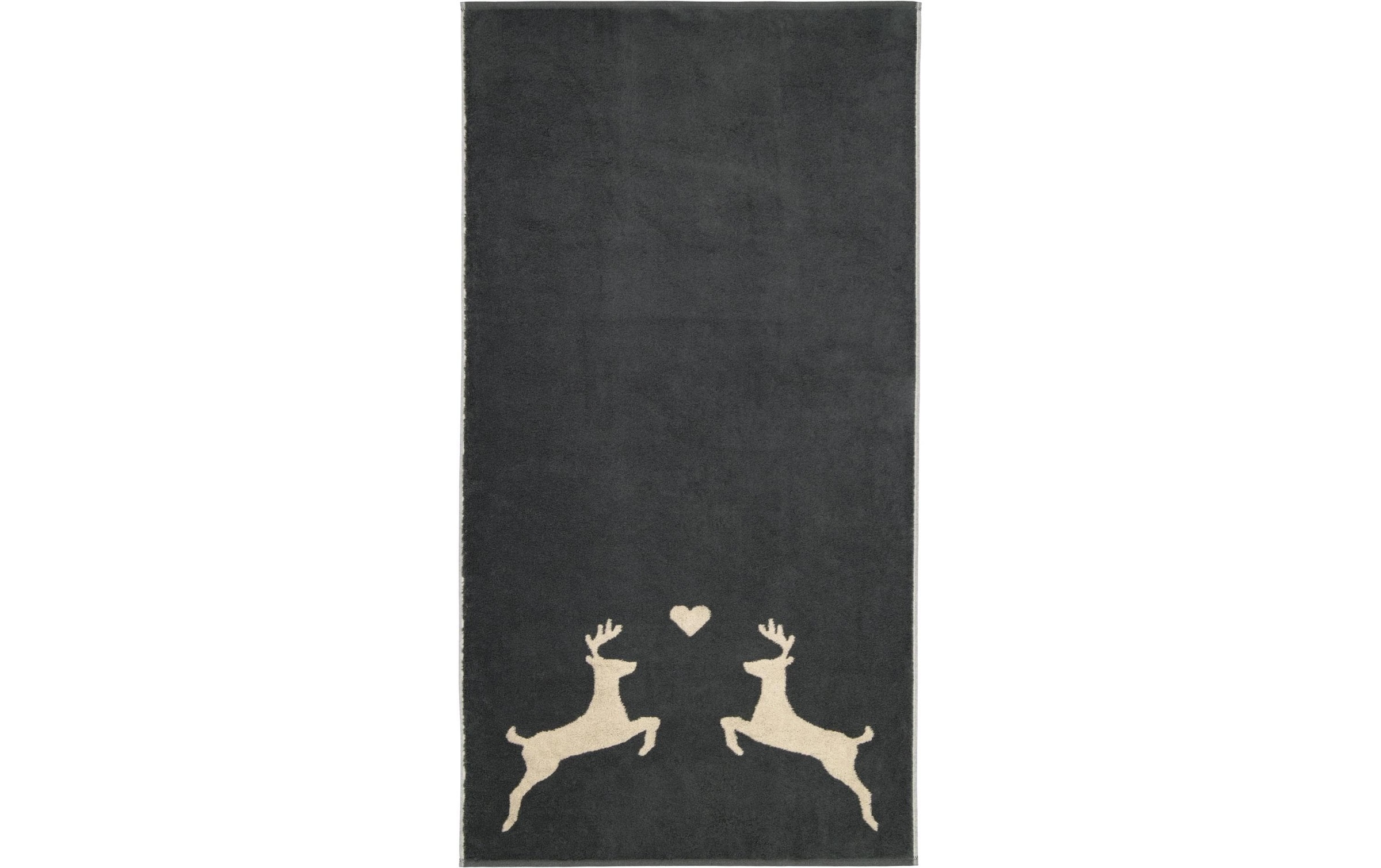 Cawö Duschtuch "Alpenchic Edition Hirsch 70 x 140 cm"