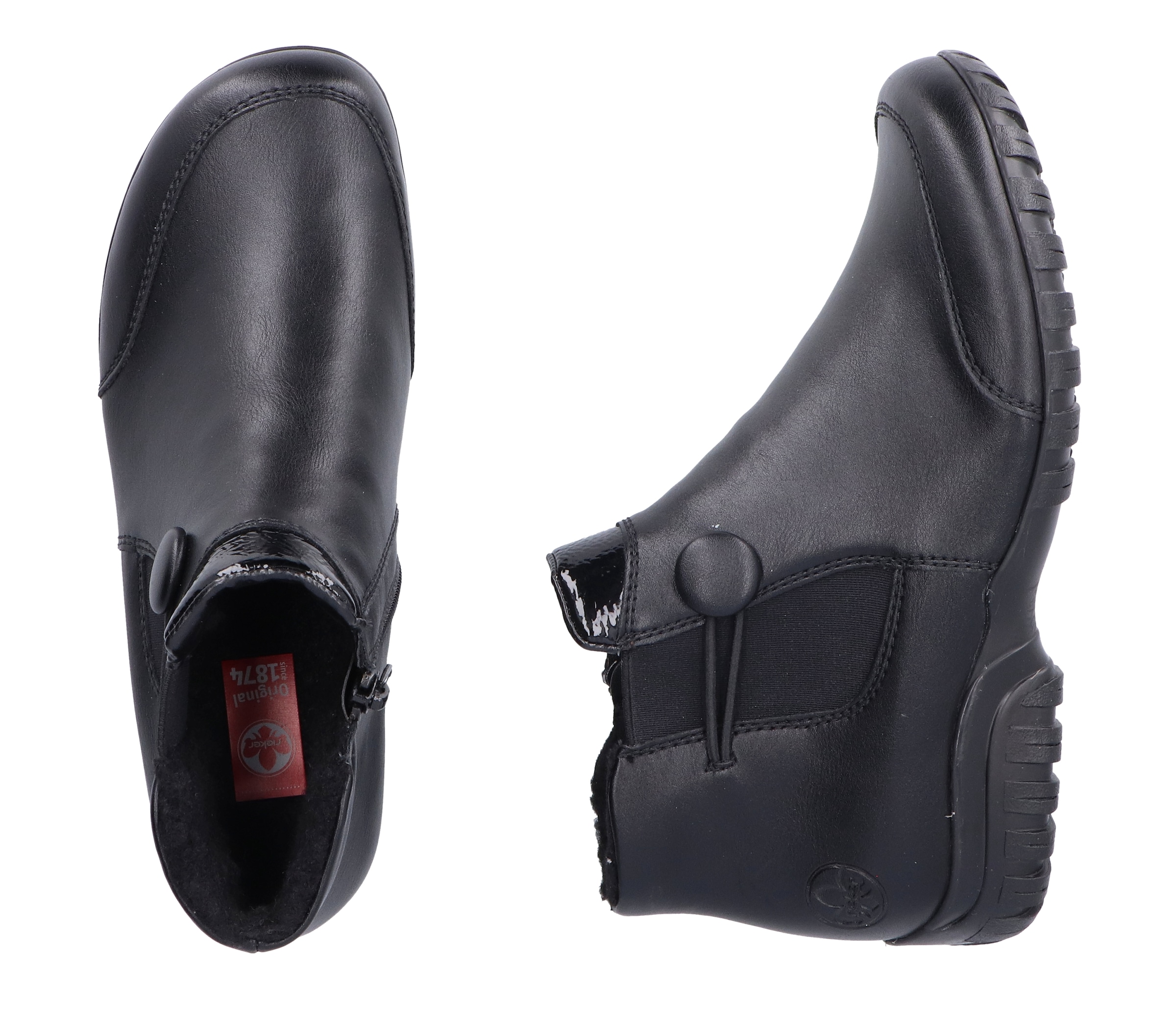 Rieker Winterstiefelette, Chelseaboots, Ankleboots mit Innenreissverschluss