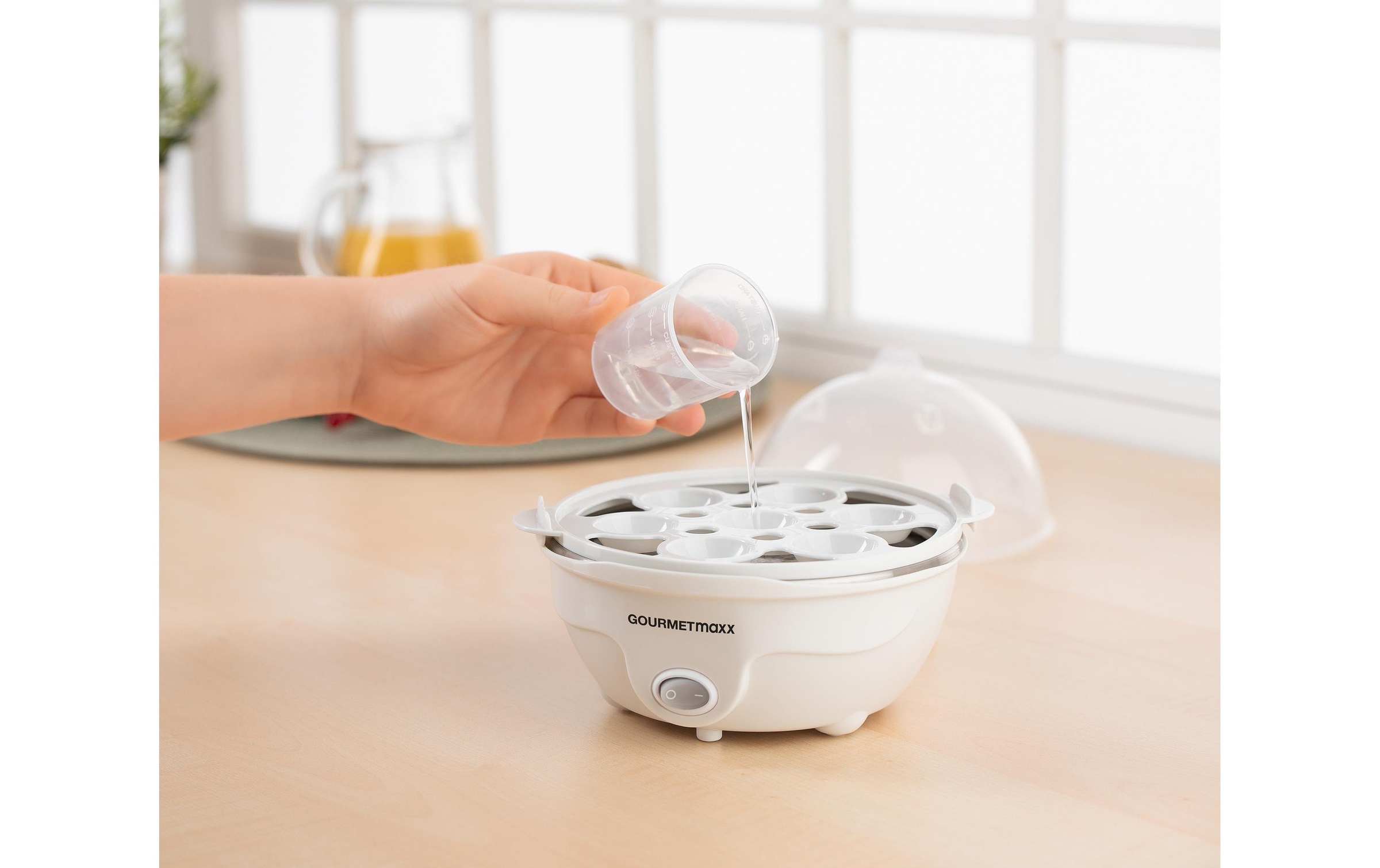 GOURMETmaxx Eierkocher »GOURMETmaxx Eierkocher«, für 7 St. Eier, 350 W