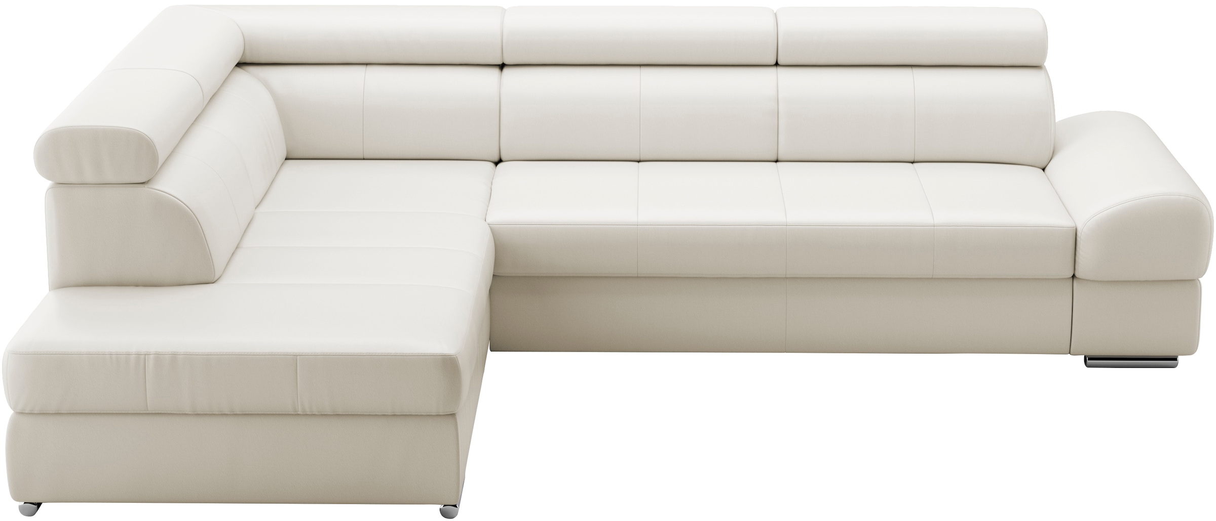 sit&more Ecksofa »Broadway L-Form«, mit verstellbaren Kopfteilen, wahlweise mit Bettfunktion