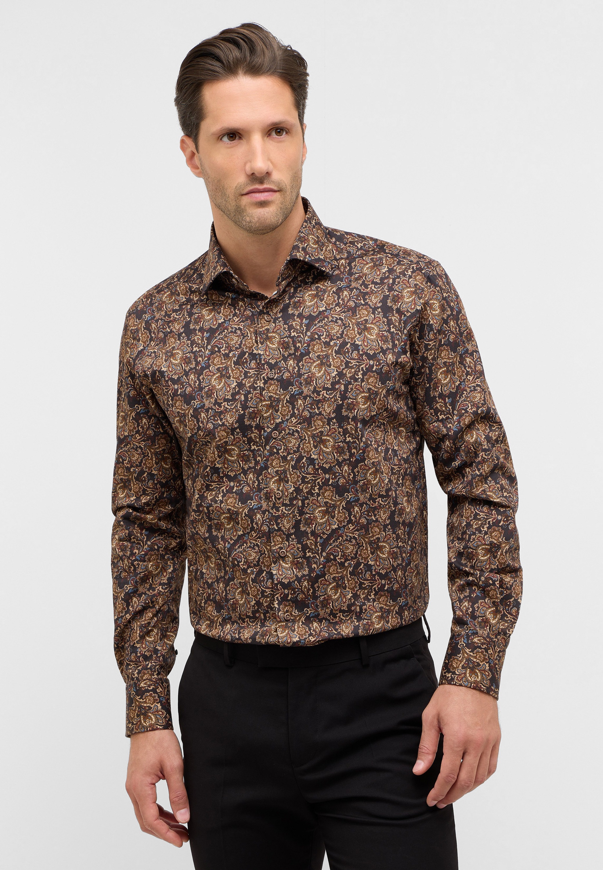 Eterna Langarmhemd »MODERN FIT« NON IRON (bügelfrei)