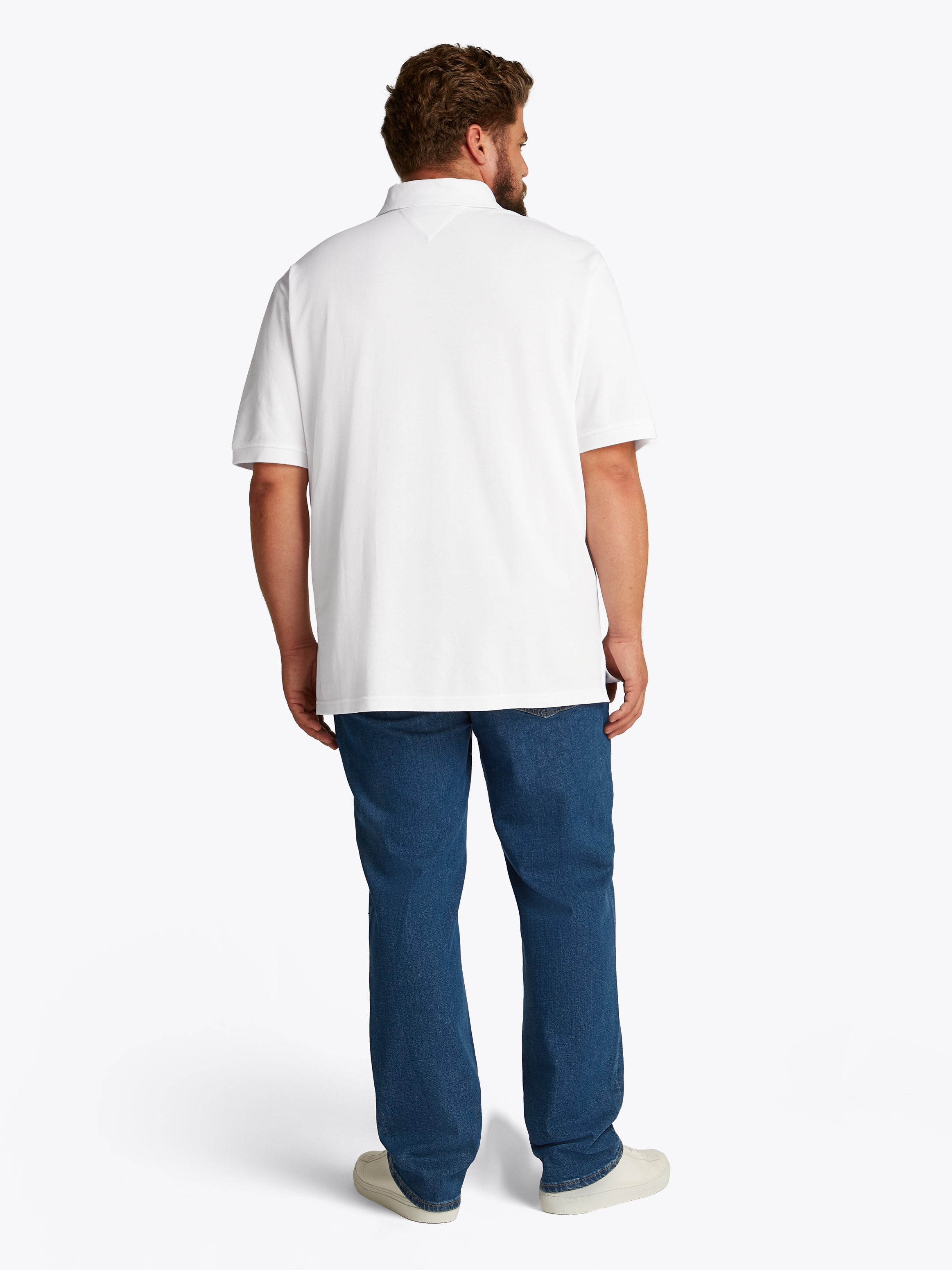 Tommy Hilfiger Big & Tall Poloshirt »BT-HILFIGER CHEST INSERT REG -B«, in Grossen Grössen, Logostickerei