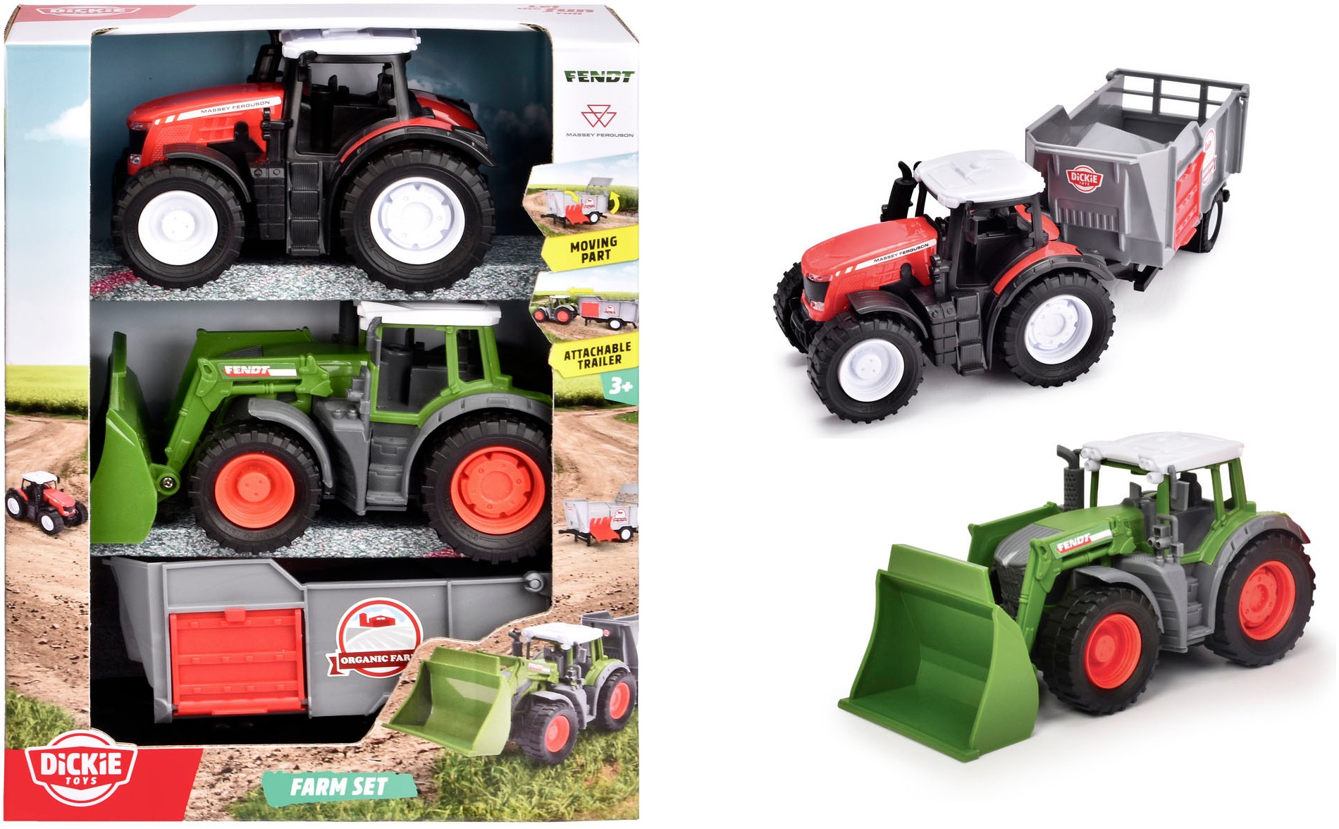 Dickie Toys Spielzeug-Traktor "Farm Set"