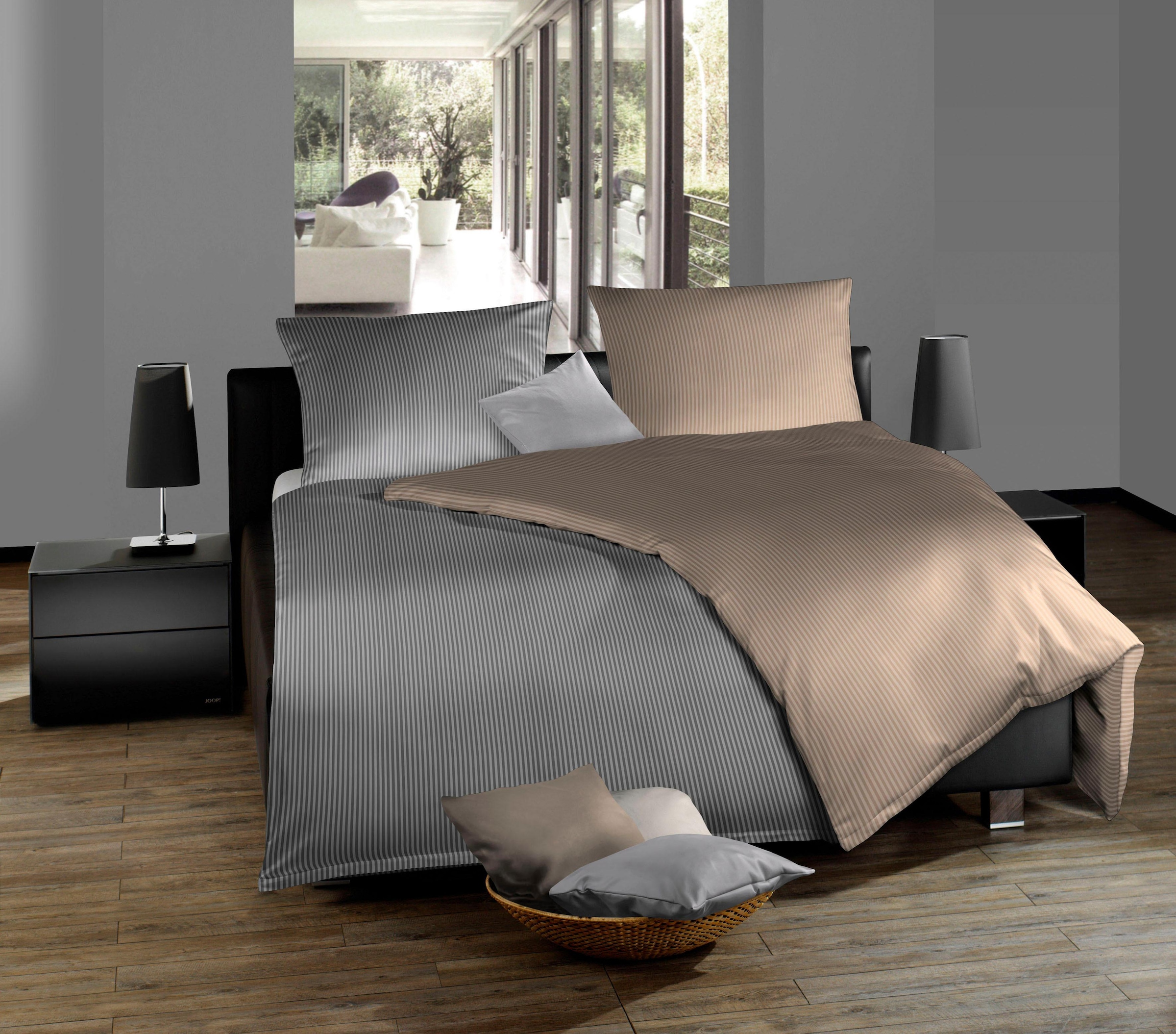fleuresse Bettwäsche »Linz«, Halbleinen, 50% Baumwolle, 50% Leinen, 135x200, 155x220, 200x200cm