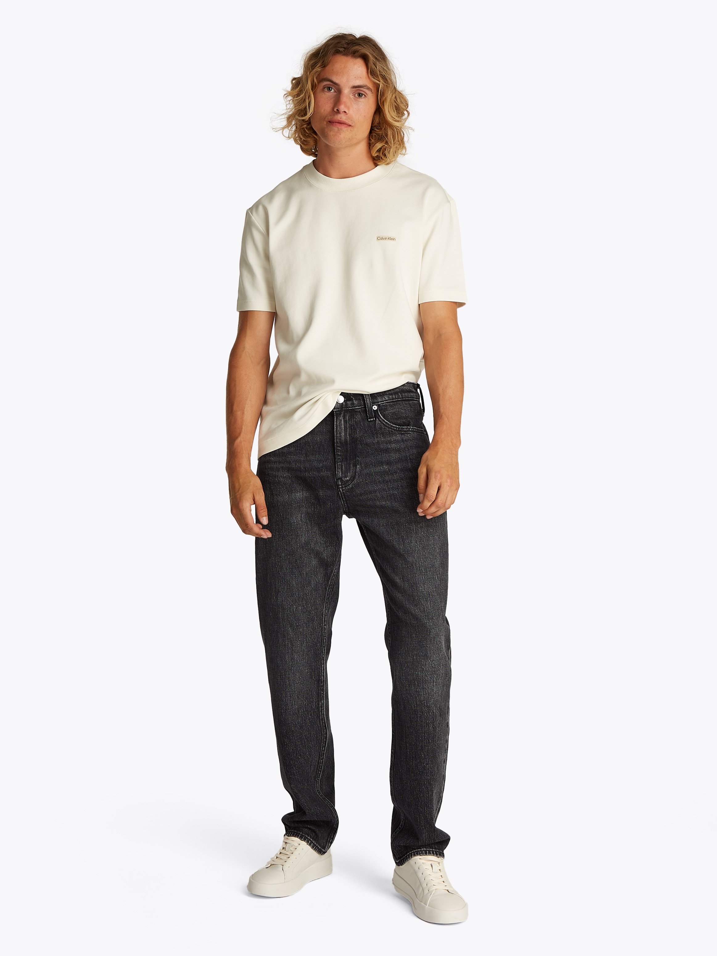 Tommy Jeans Slim-fit-Jeans »Ryan Regular Slim Straight«, Slim‑Straight‑Jeans aus hochwertigem Denim regulärer Leibhöhe