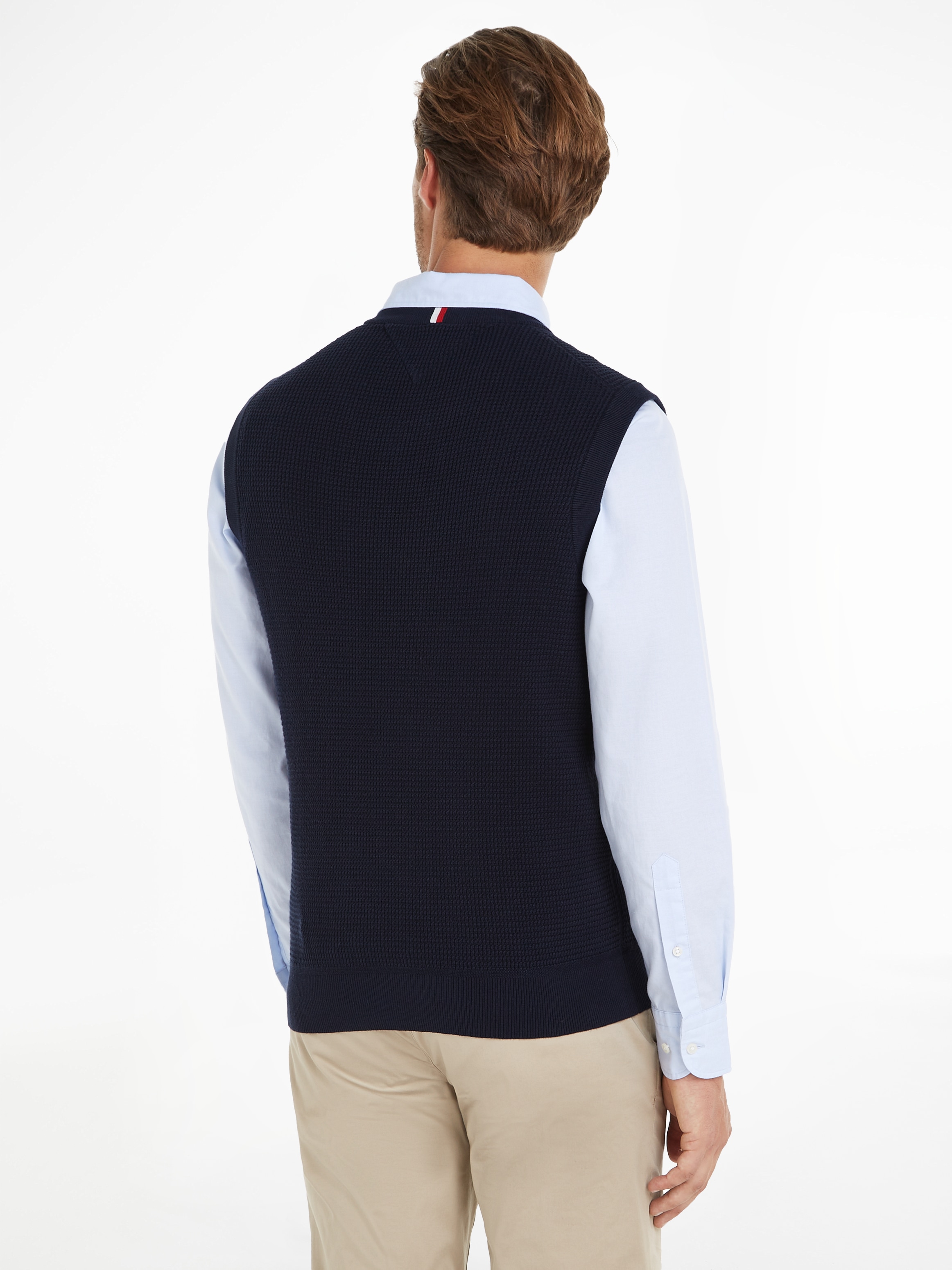 Tommy Hilfiger Pullunder »REFINED STRUCTURE VEST«, mit feiner Struktur