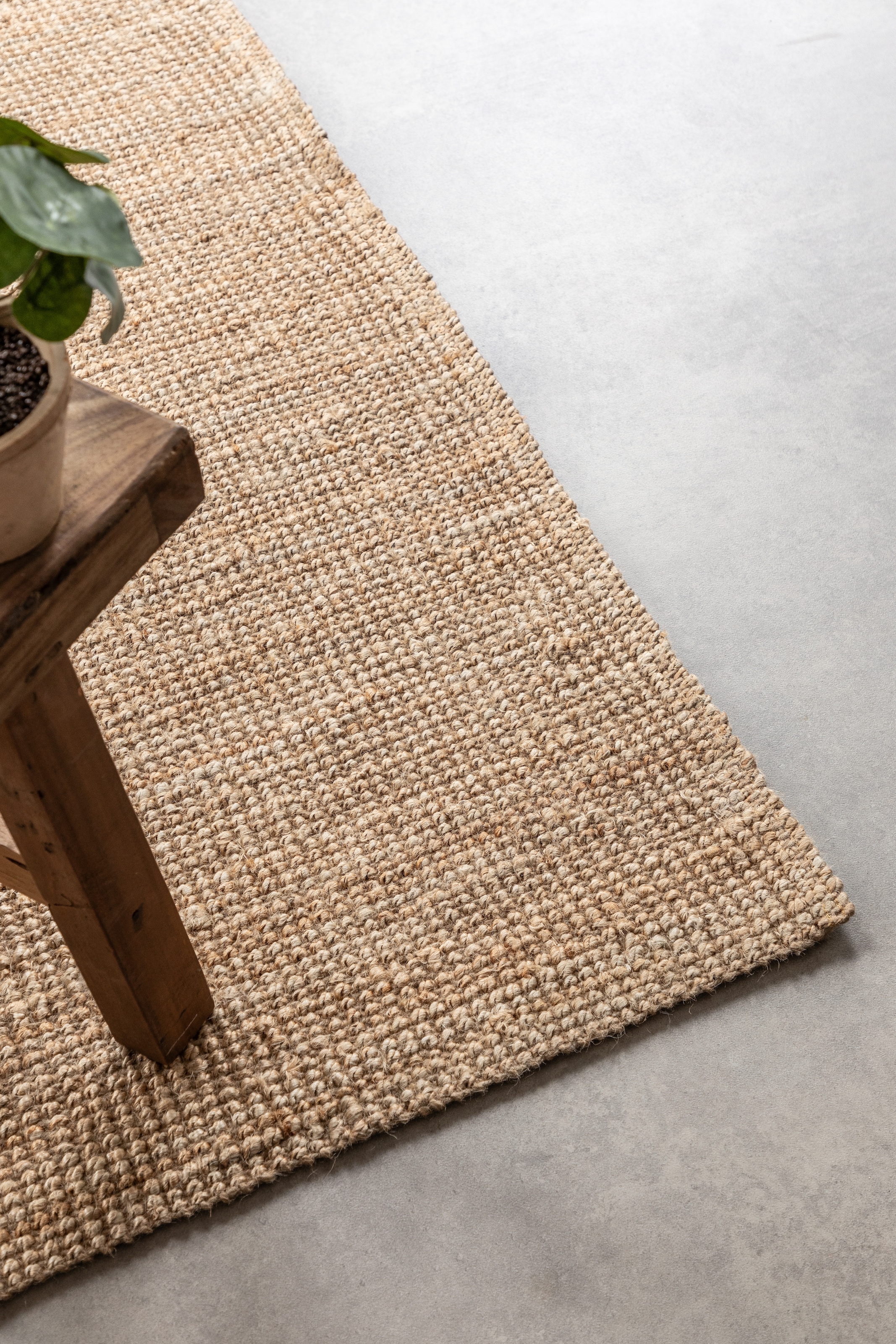 HANSE Home Teppich »Jaipur Juteteppich, als Läufer und in Rund«, rechteckig, 10 mm Höhe, 100% Naturfaser, Wohnzimmer, Esszimmer, Schlafzimmer, GRS