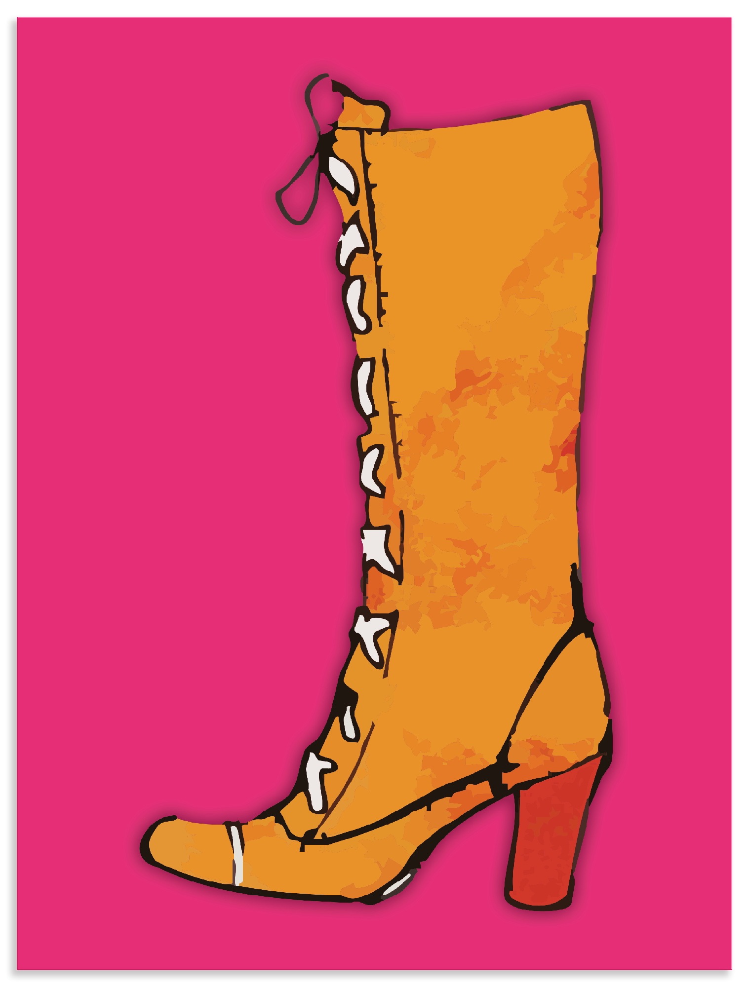 Artland Wandbild "Stiefel" Fashion 1 Stk. tlg. als Alubild, Leinwandbild, Poster, Wandaufkleber in verschied. Grössen