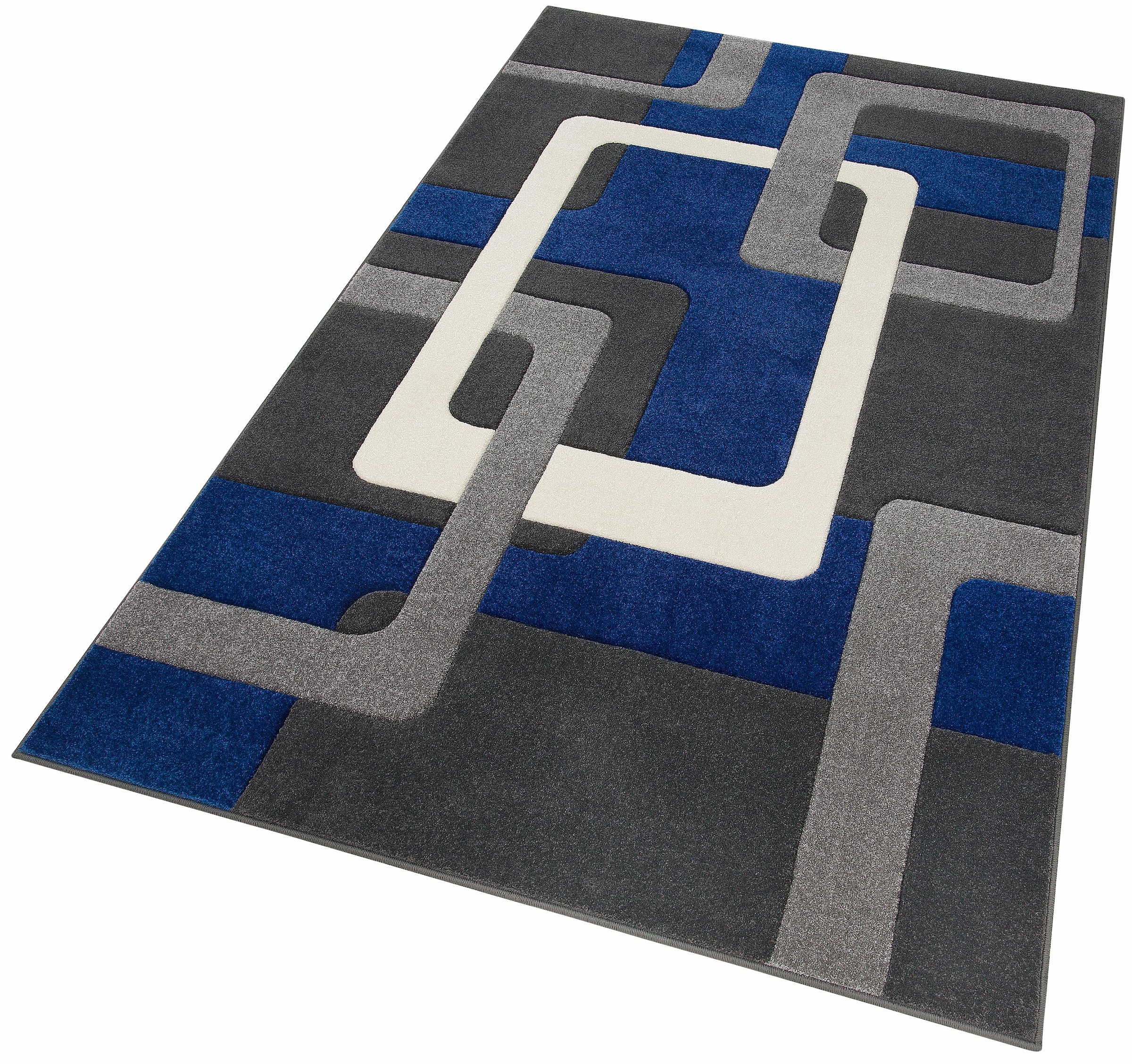online Hoch-Tief-Effekt, my Teppich home | bestellen Jelmoli-Versand rechteckig, »Maxim«, Kurzflor, 3D-Design