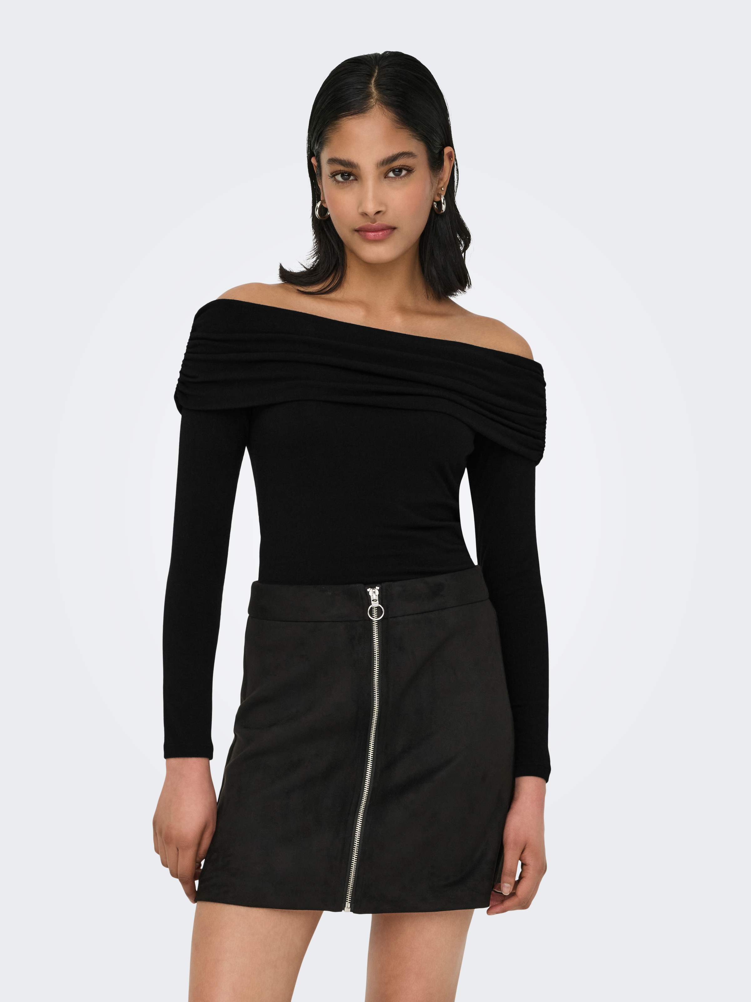 ONLY Langarmshirt »ONLGLAMOUR L/S OFF SHOULDER TOP CC JRS«