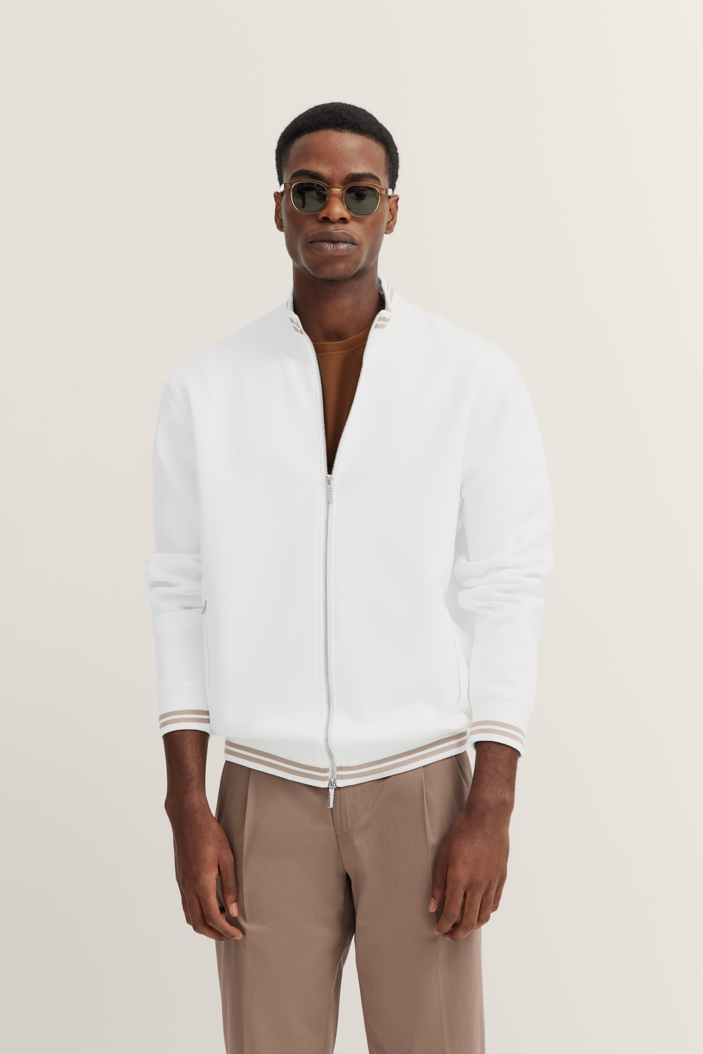 bugatti Sweatjacke, mit Reissverschluss
