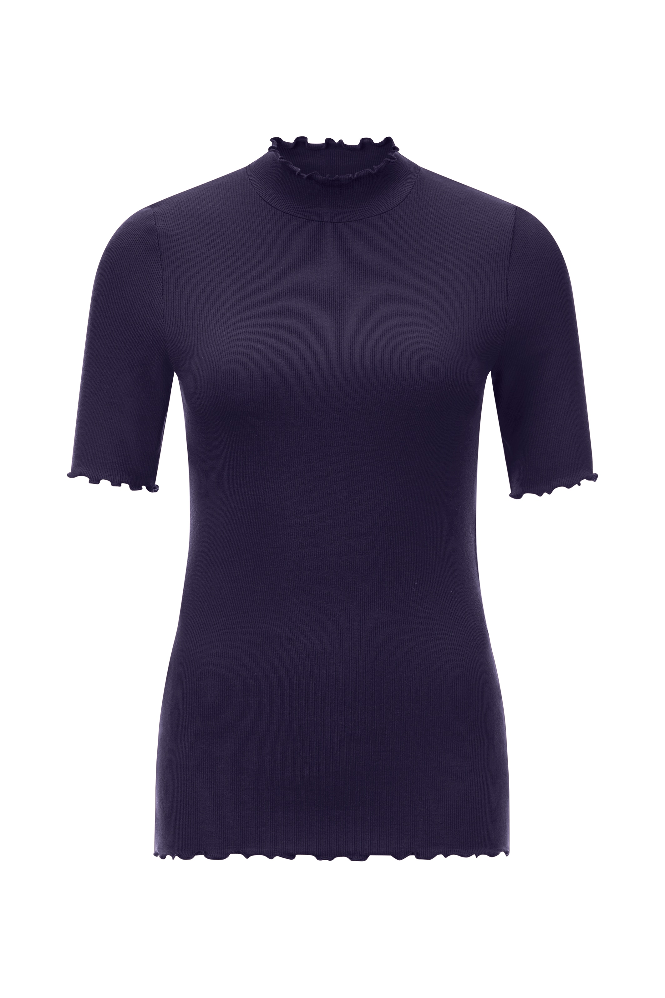 RICHROYAL Rollkragenshirt, mit gewellten Kanten