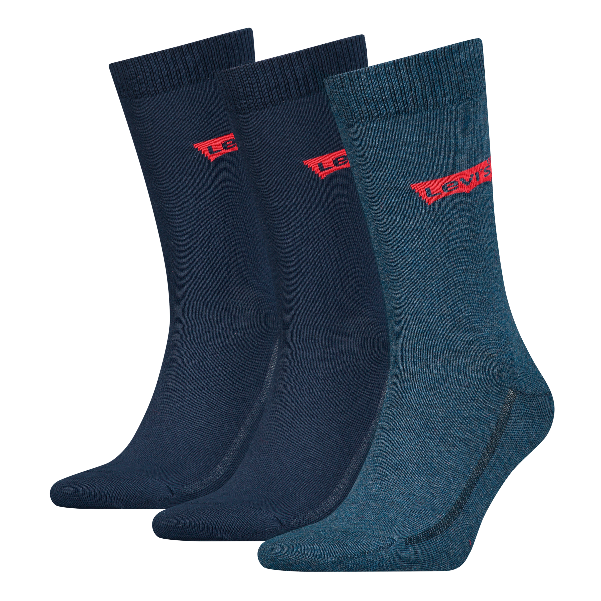 Levi's® Socken »LEVIS REGULAR CUT BW LOGO RECYCL CO« Packung, 3 Paar, 3 Paar tlg. mit breitem Logobund