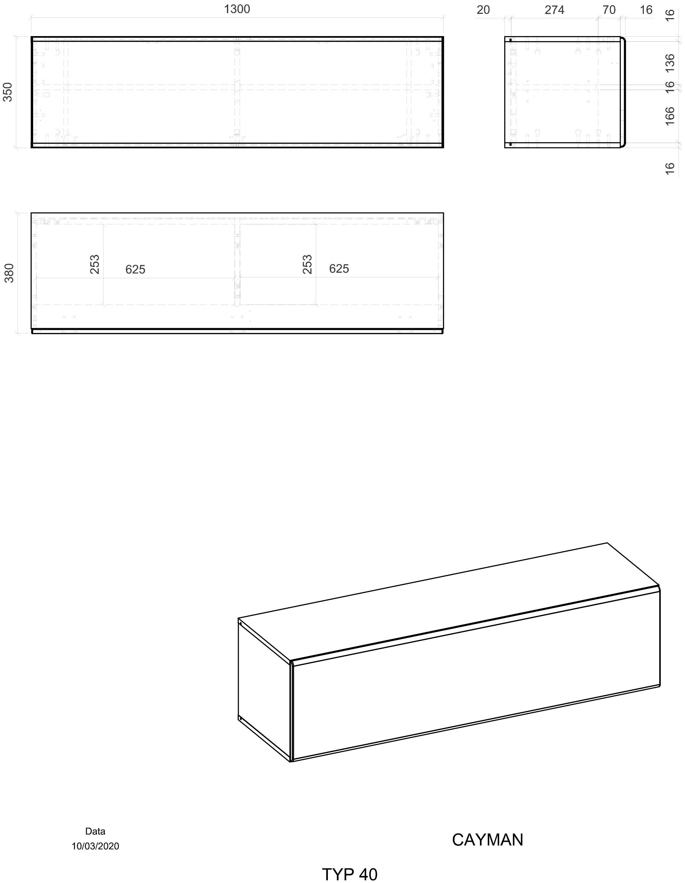 ❤ Places of Style Stauraumschrank »CAYMAN«, Breite ca. 130 cm bestellen im  Jelmoli-Online Shop | Mehrzweckschränke