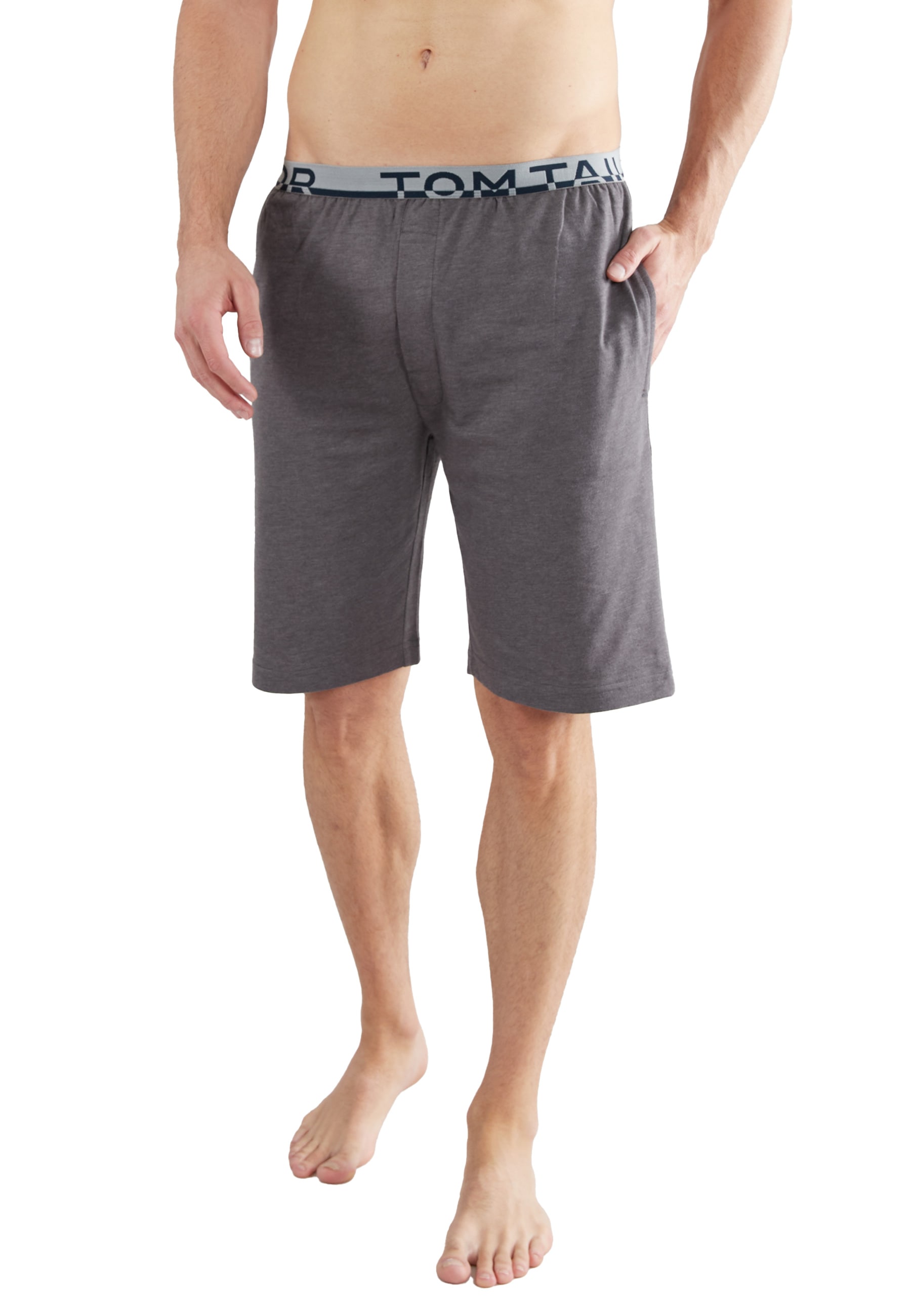 TOM TAILOR Bermudas »Brügge« Logobund, Seitentaschen, locker, bequem, atmungsaktiv, Baumwollmix
