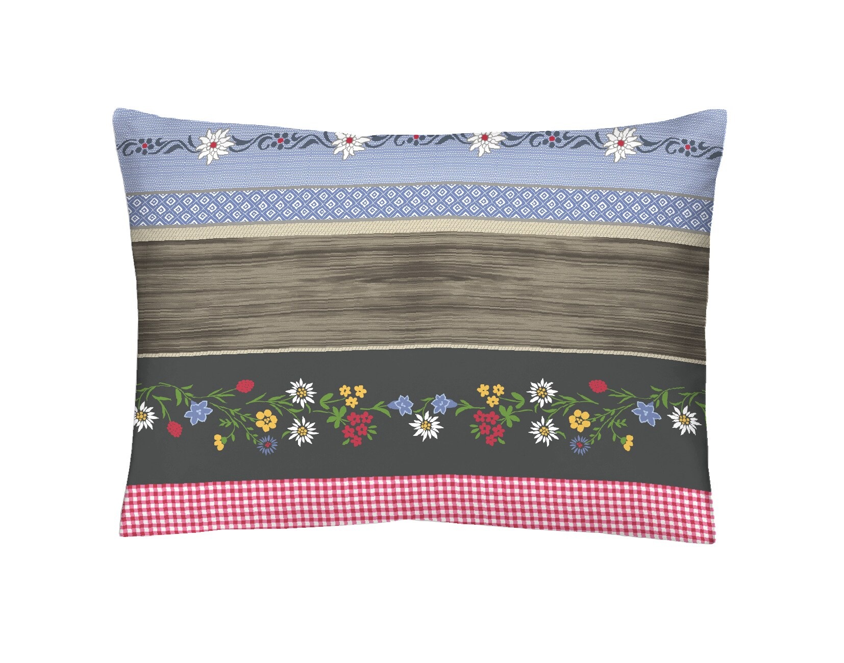 HOME FASHION Kissenbezug »Kuhglocken, 100 % Baumwoll-Satin«, (1 St.)