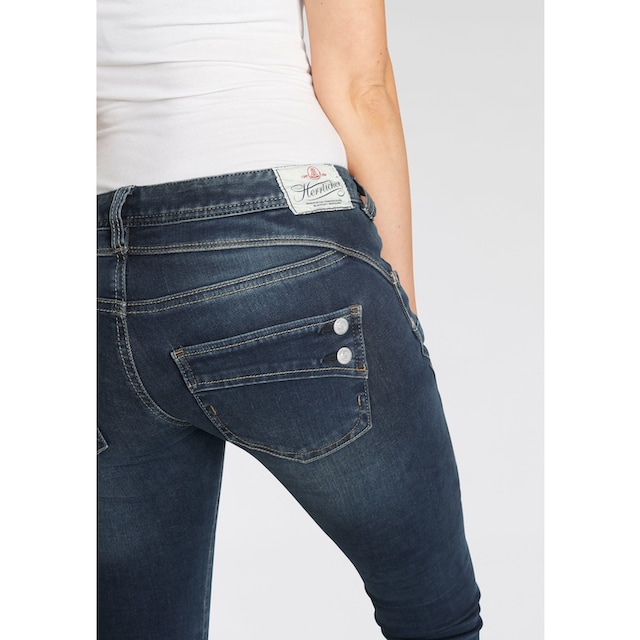 Herrlicher Slim-fit-Jeans »PIPER SLIM REUSED DENIM«, Low Waist Powerstretch  online shoppen bei Jelmoli-Versand Schweiz