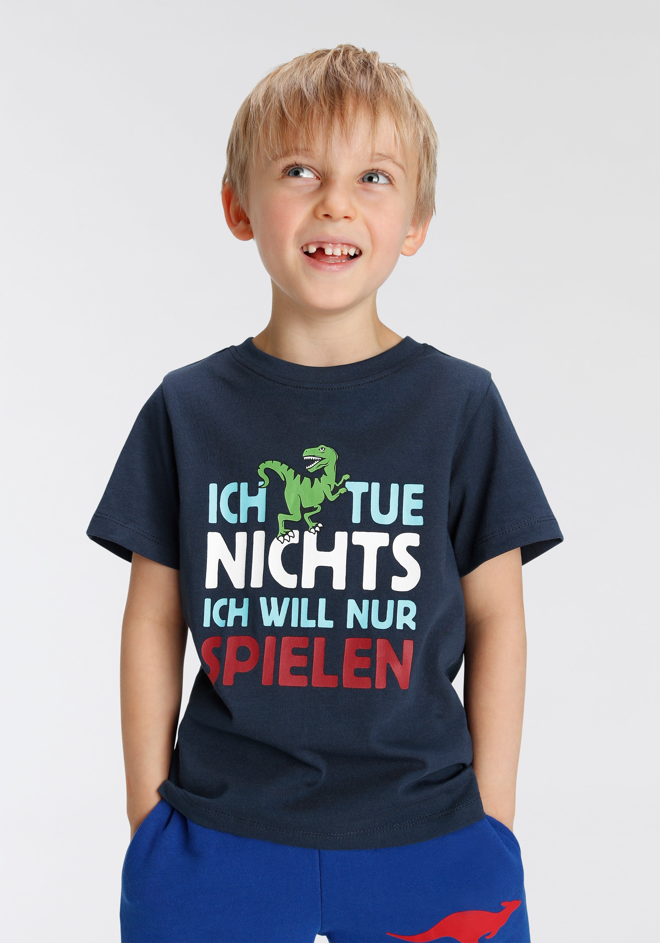KIDSWORLD T-Shirt »ICH TUE NICHTS...«, Spruch