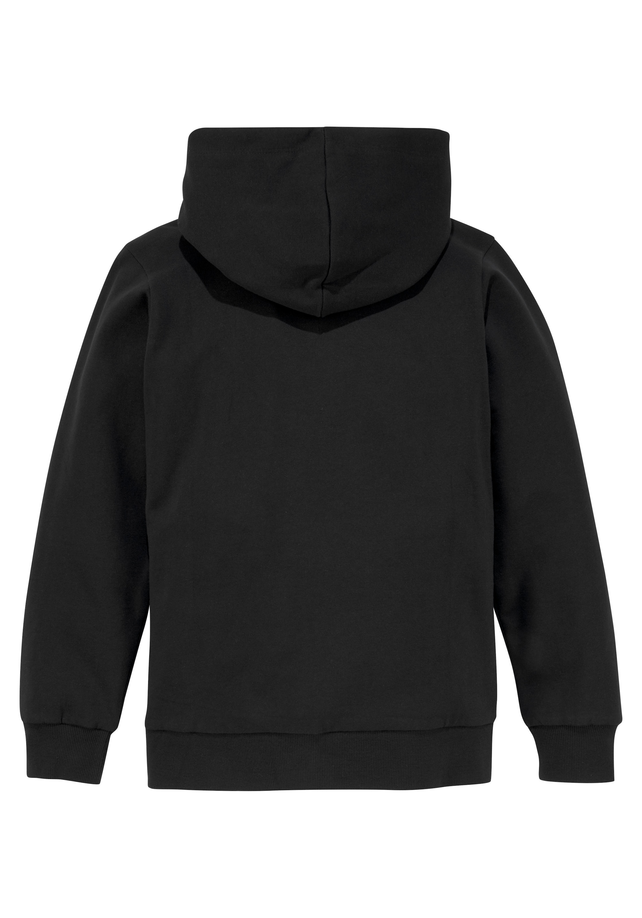 Bench. Kapuzensweatshirt Shop Online Druck | Jelmoli-Versand trendigem mit »Black&White«