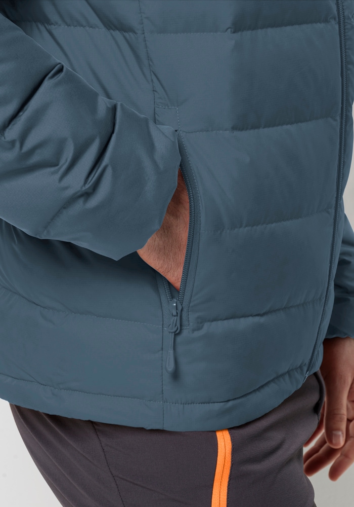 Jack Wolfskin Daunenjacke »ATHER DOWN HOODY M RDS«, mit Kapuze