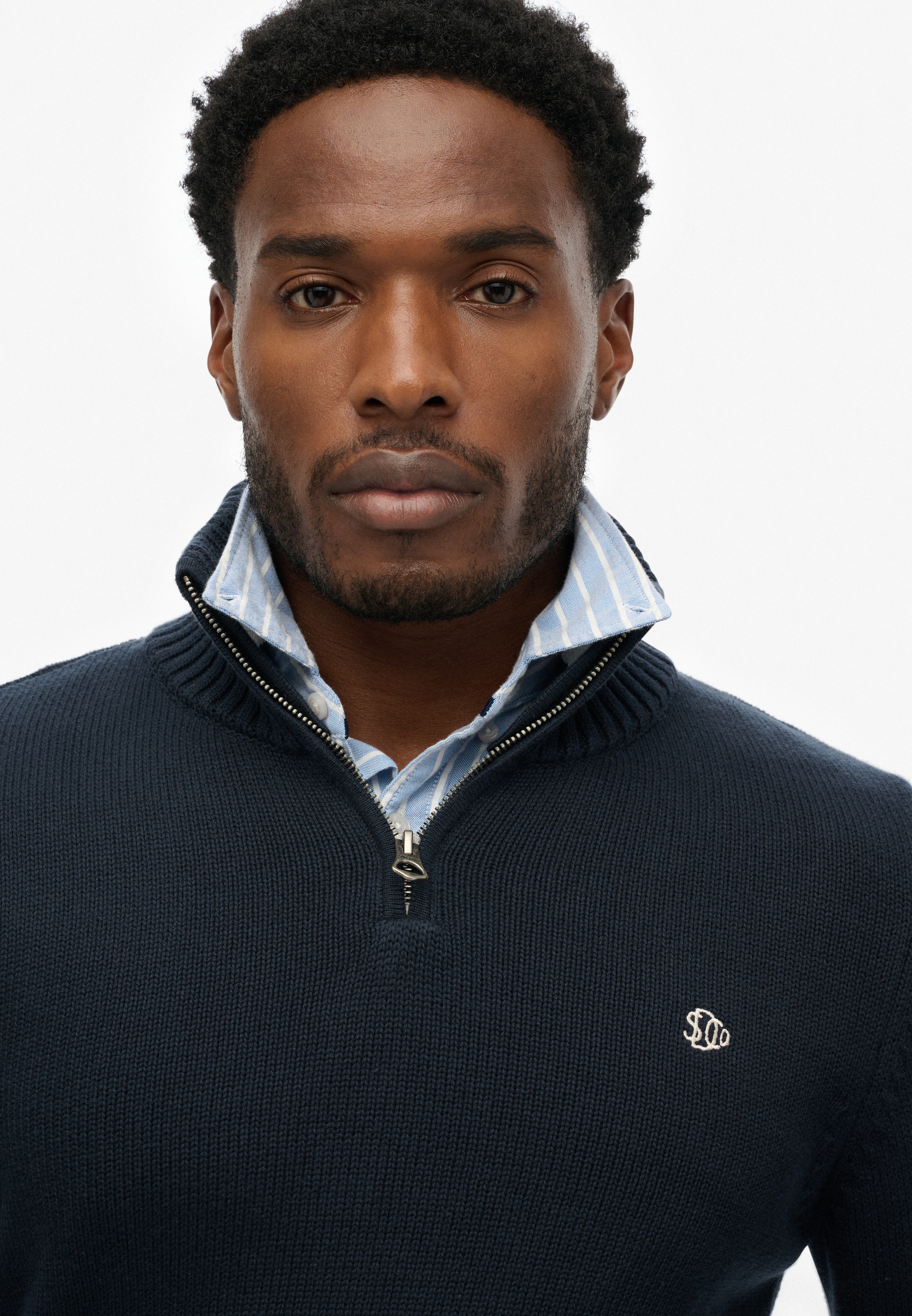 Superdry Strickpullover »COTTON KNIT HENLEY«