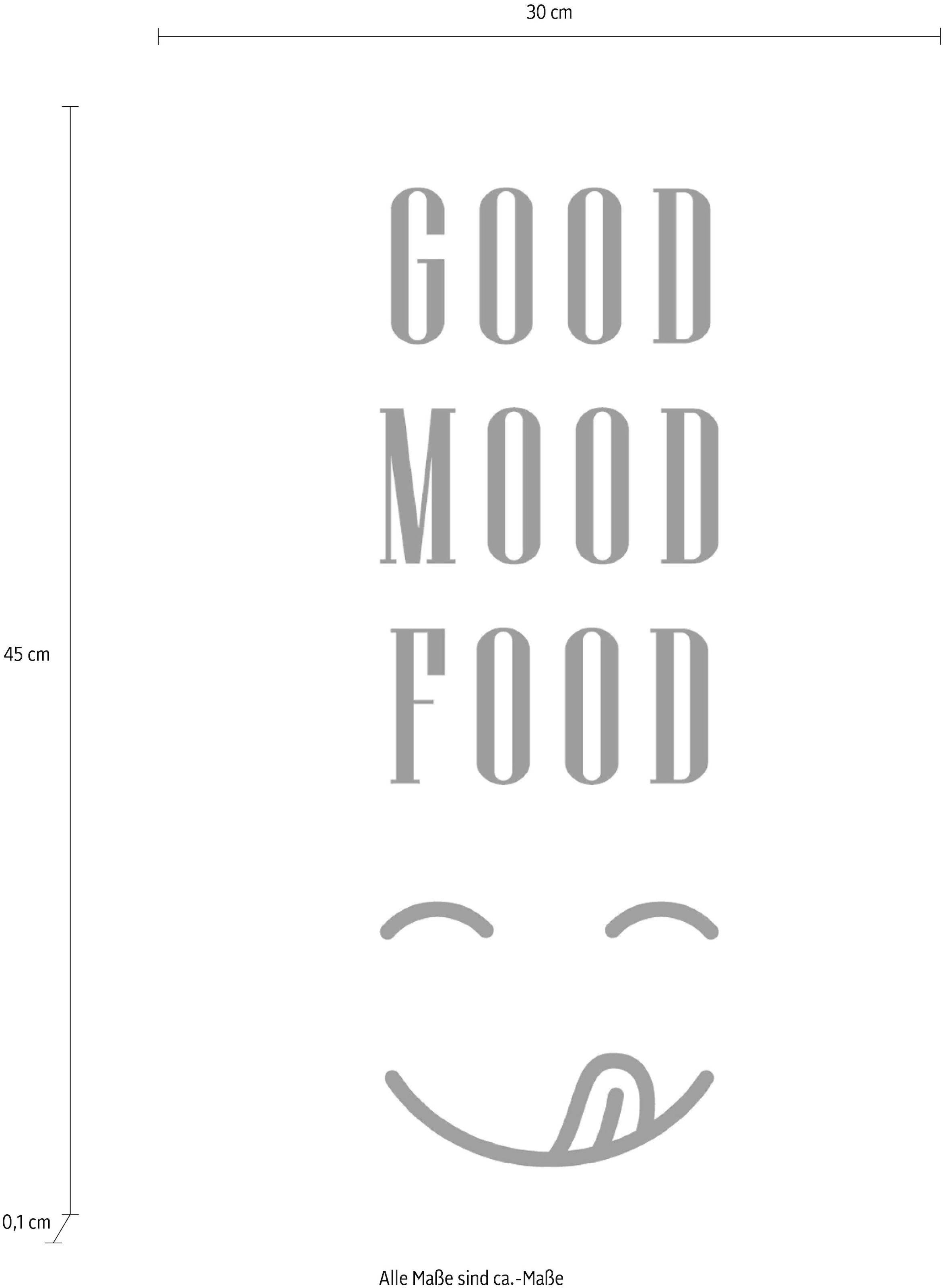 queence Shop MOOD Schriftzug FOOD«, ordern im »GOOD Jelmoli-Online auf ❤ Stahlblech Wanddekoobjekt