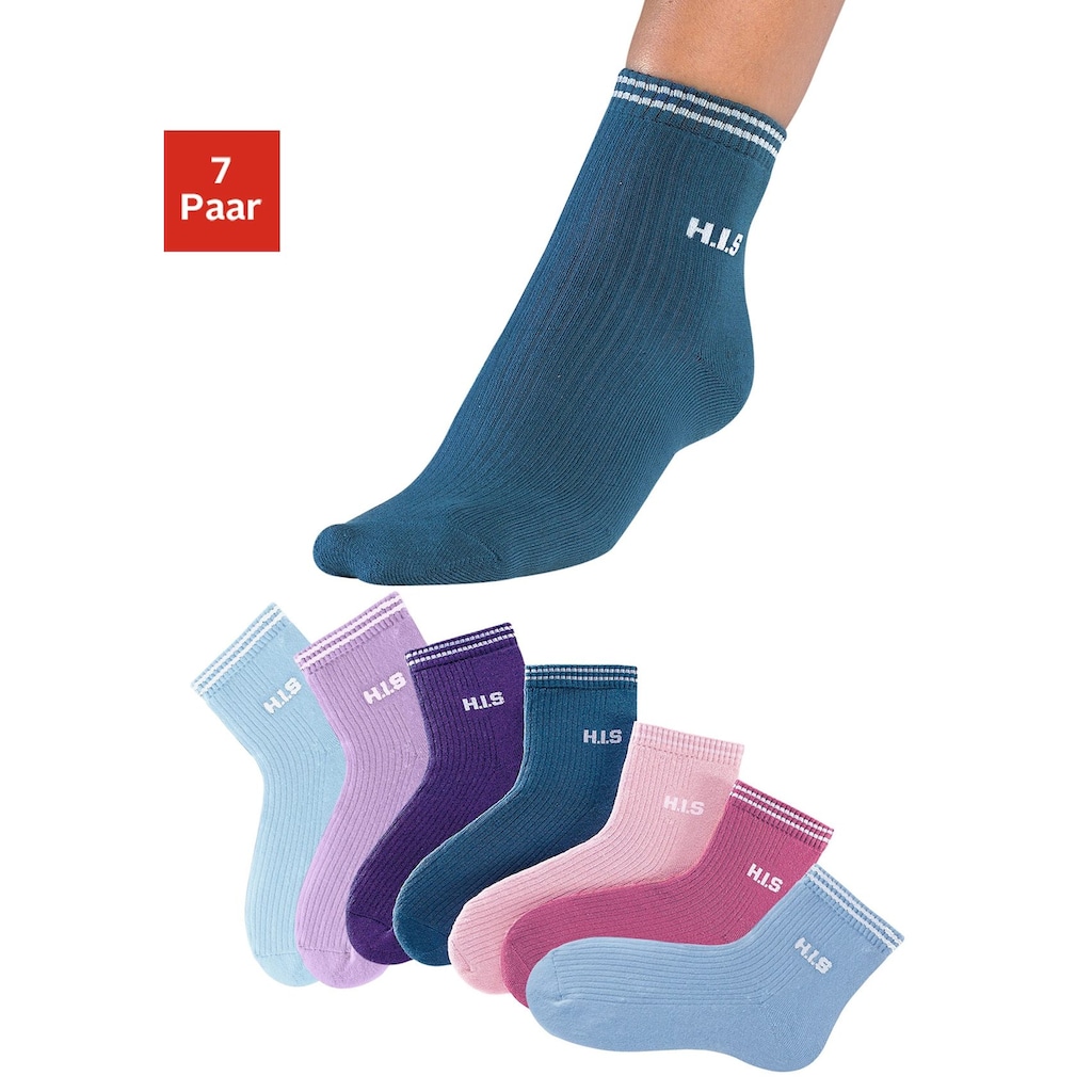 H.I.S Kurzsocken, (Set, 7 Paar)