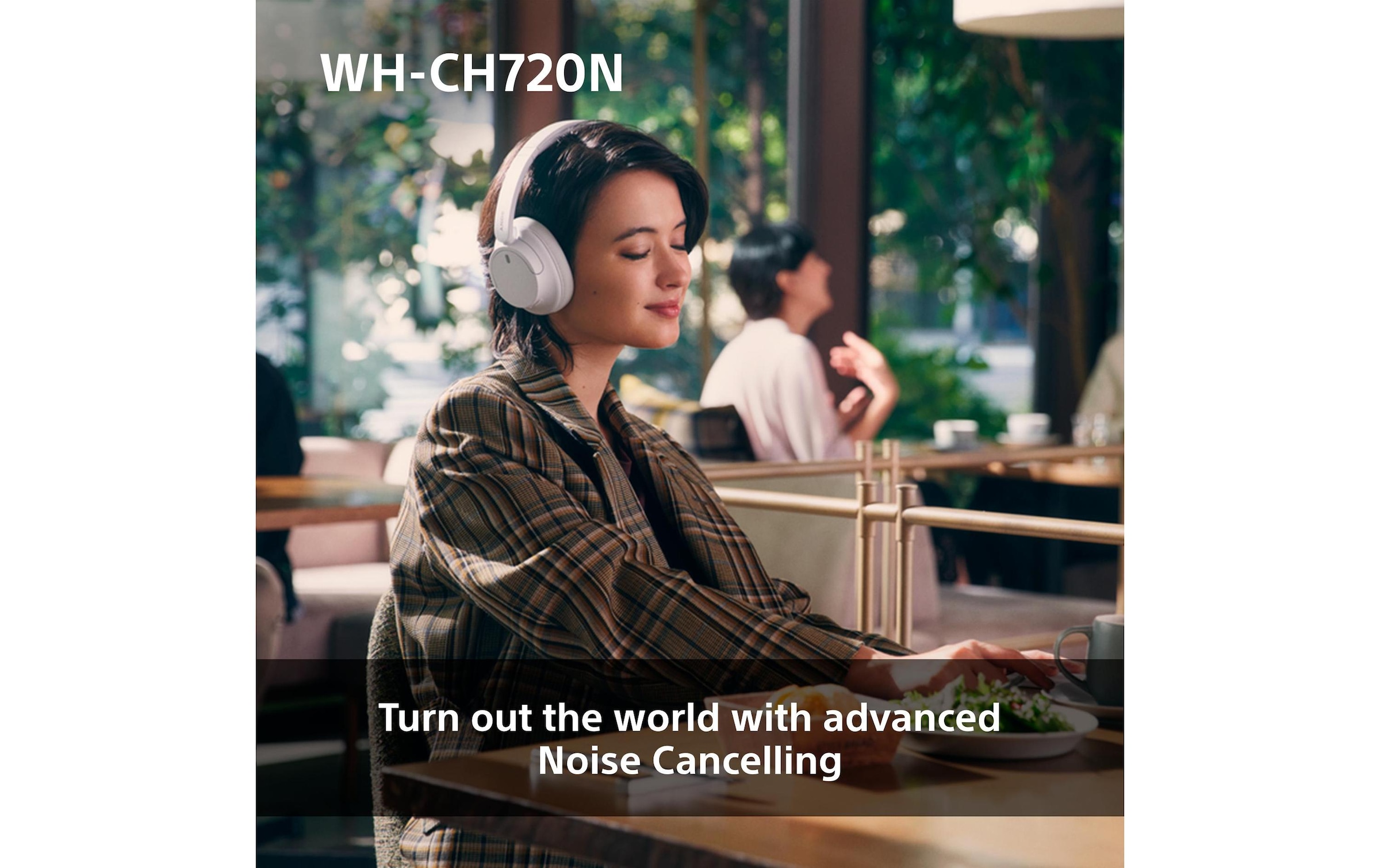 Sony Over-Ear-Kopfhörer »WH-CH720N«, Active Noise Cancelling (ANC), Anruf-Management, App, Lautstärkeregelung, Mikrofon, Sprachsteuerung