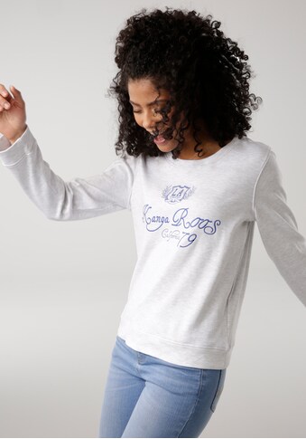 KangaROOS Sweater, mit trendigem Logo-Druck im neuen Collage-Stil kaufen