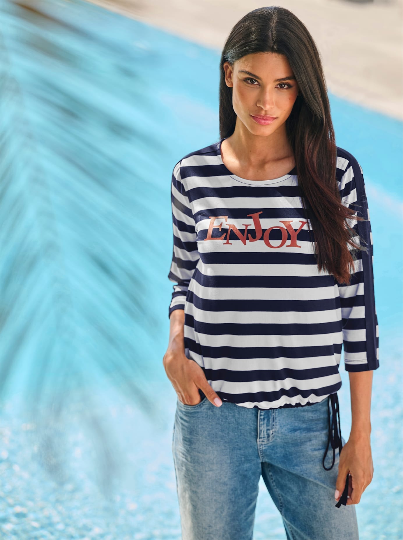 heine 3/4-Arm-Shirt »T-Shirt« 1 tlg.