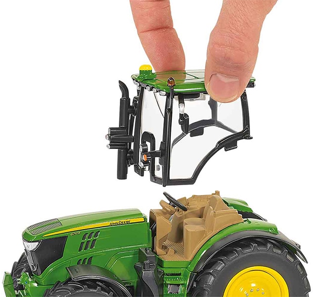 Jouet tracteur John Deere 6210R miniature Siku 3282