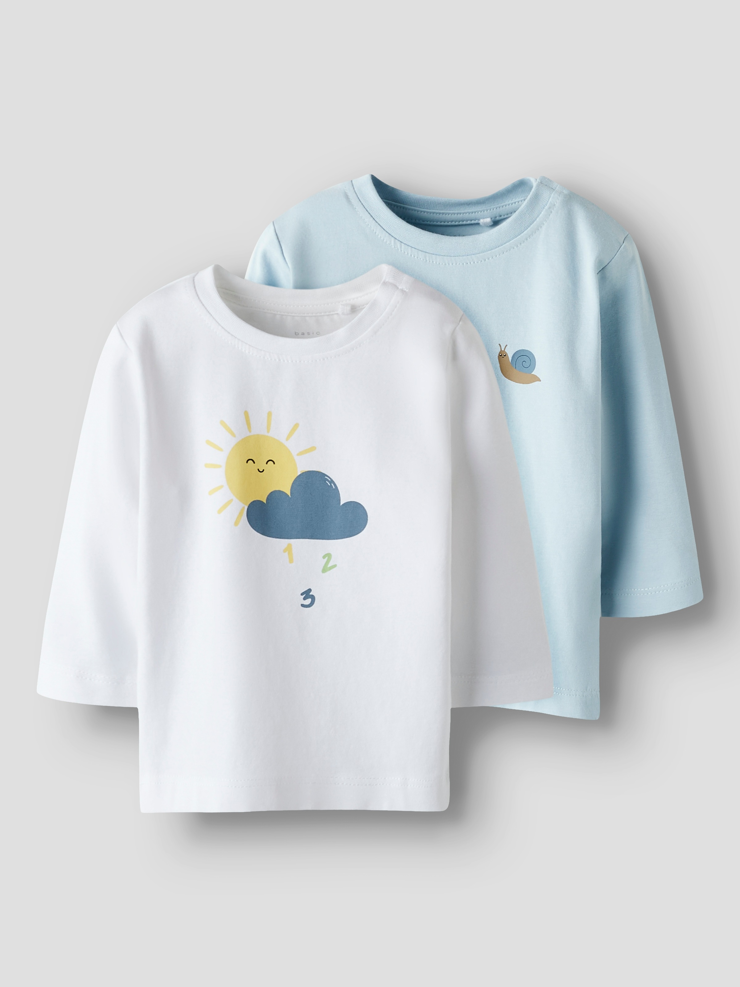 Name It Langarmshirt »NBMVACION 2P LS TOP BOX« Set, 2 Stk.