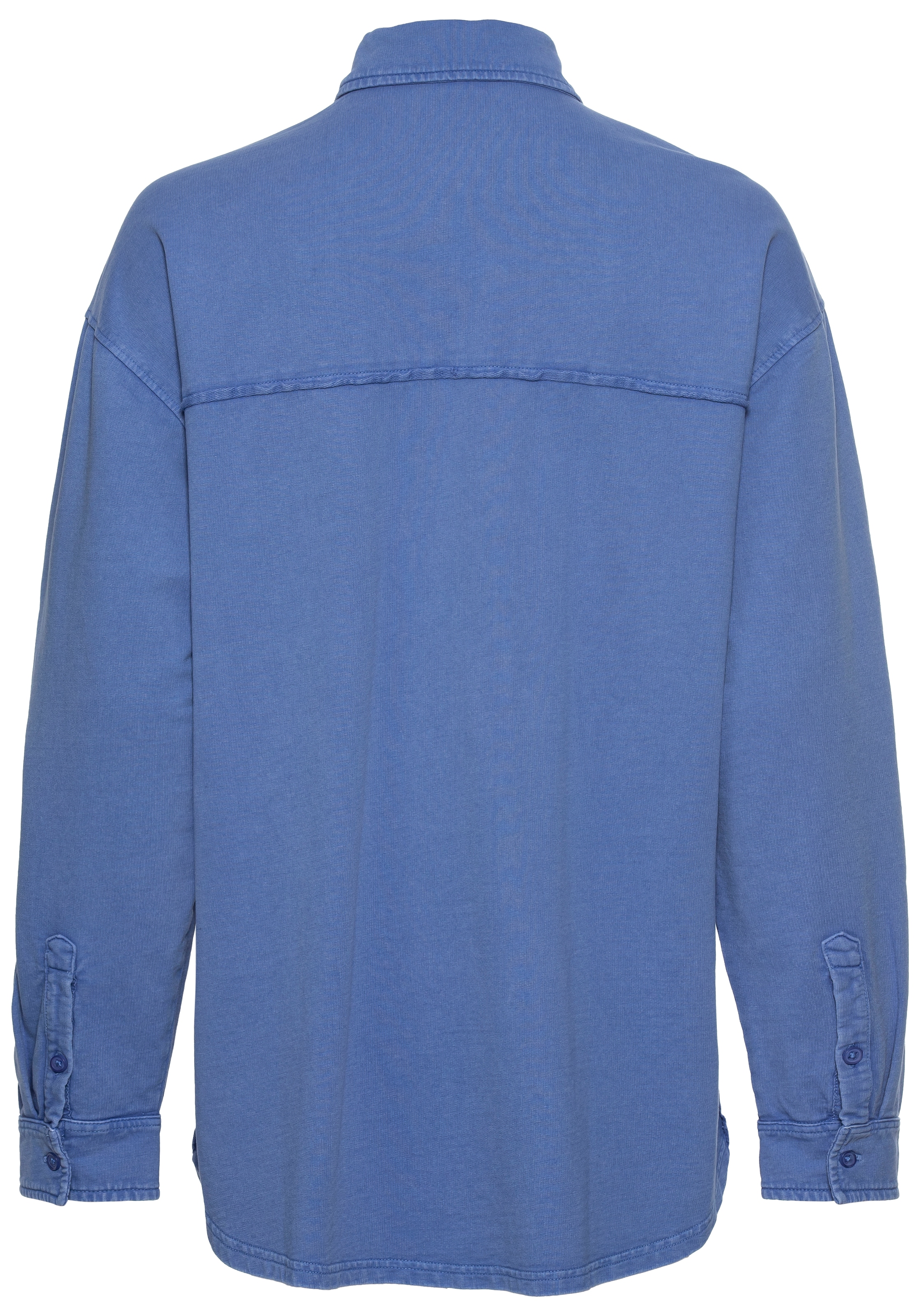 Buffalo Blusenshirt, Loungeshirt im Used-Look, Loungewear